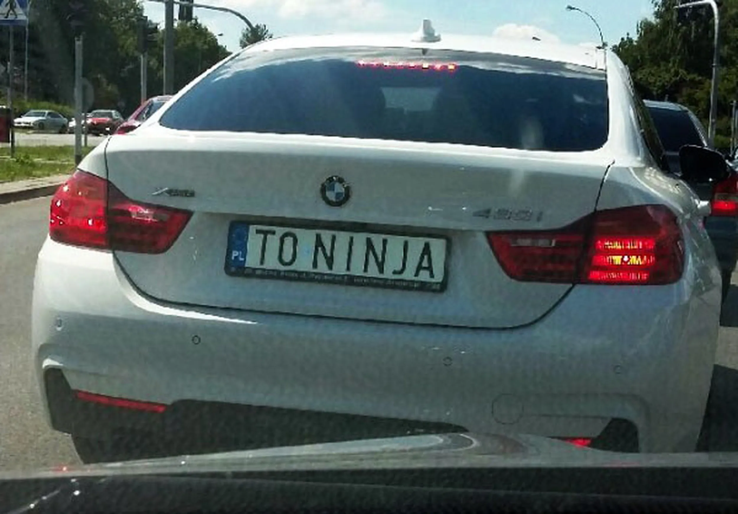 Fajny numer, blacha T0 NINJA