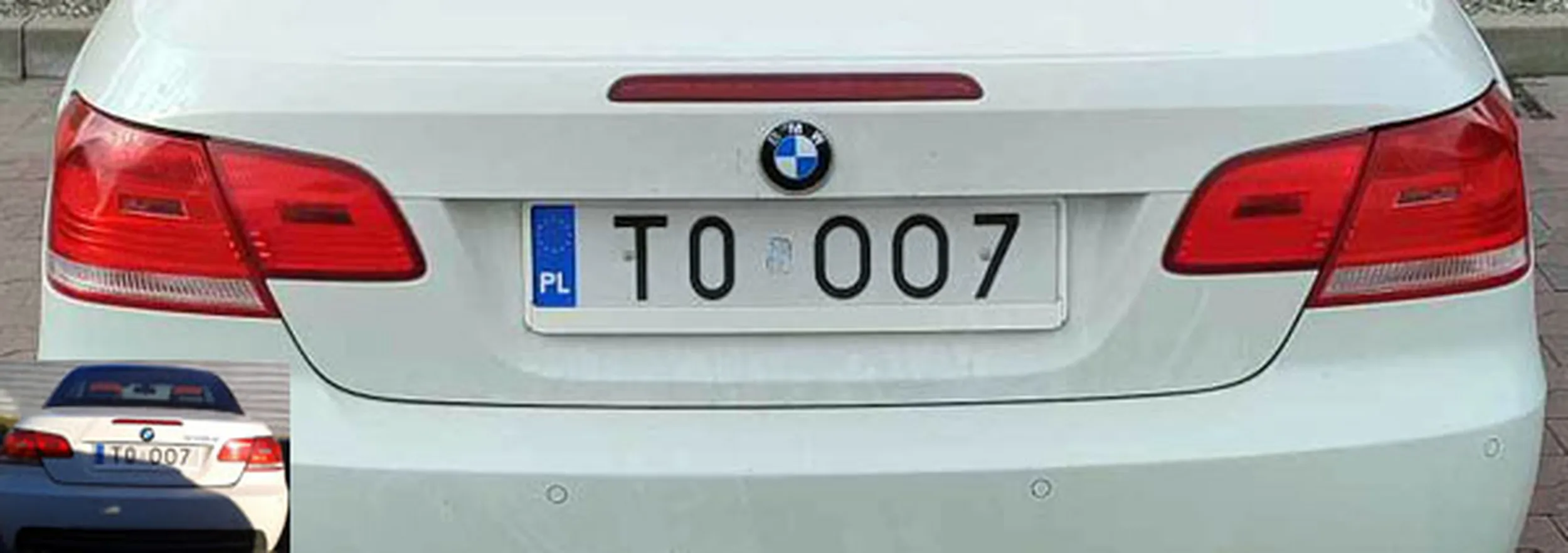Fajny numer, blacha T0 OO7