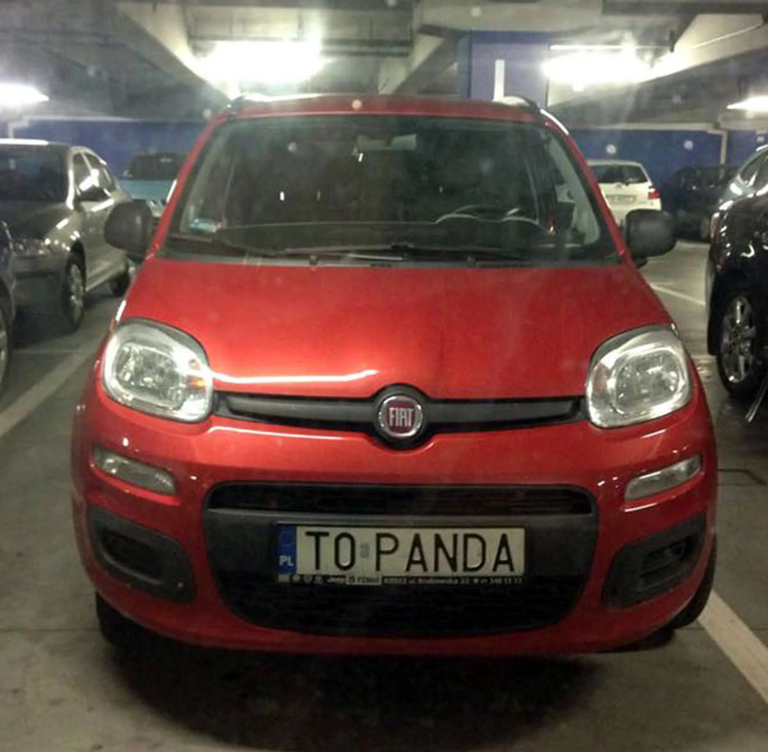 Fajny numer, blacha T0 PANDA