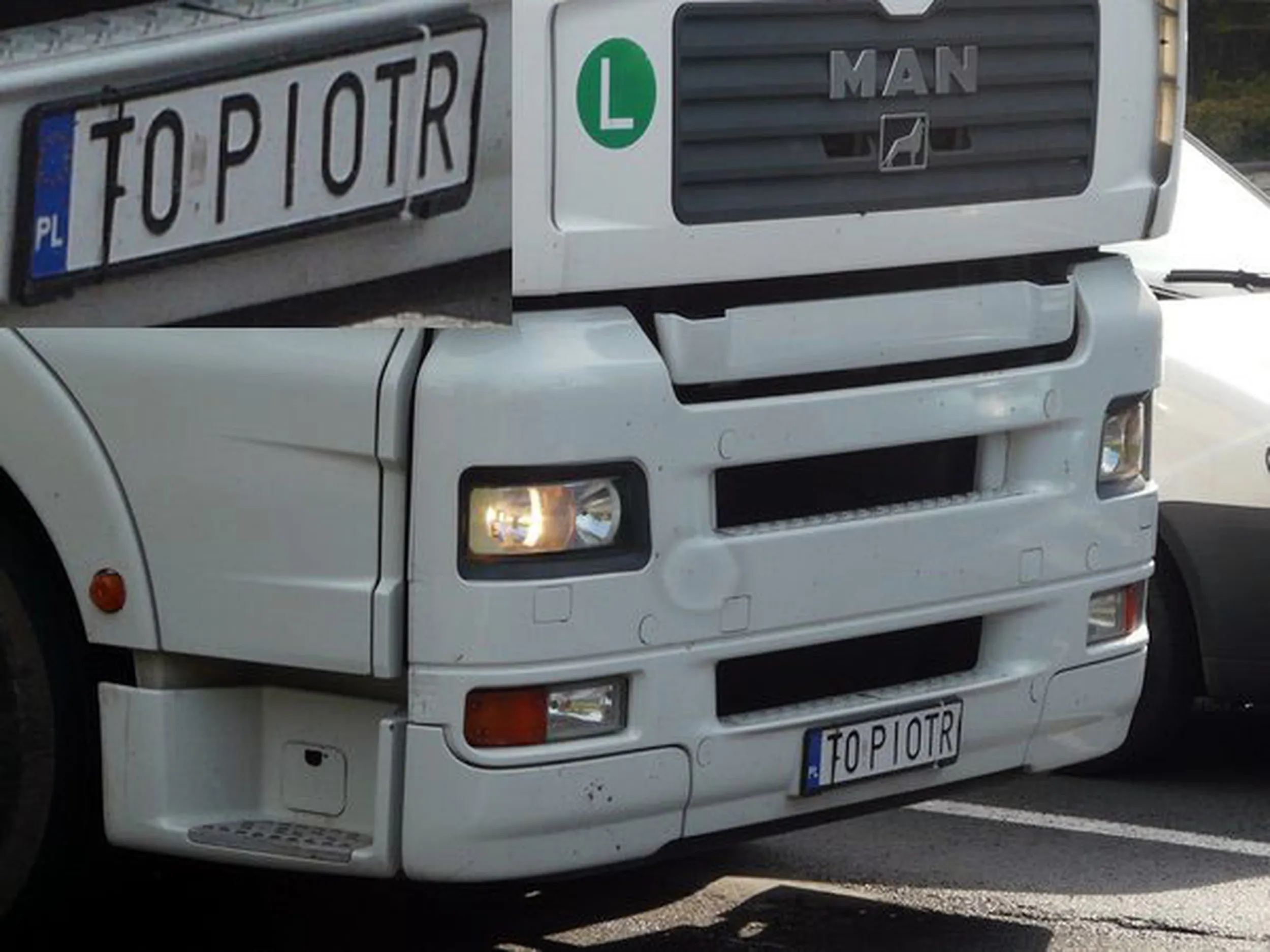 Fajny numer, blacha T0 PIOTR