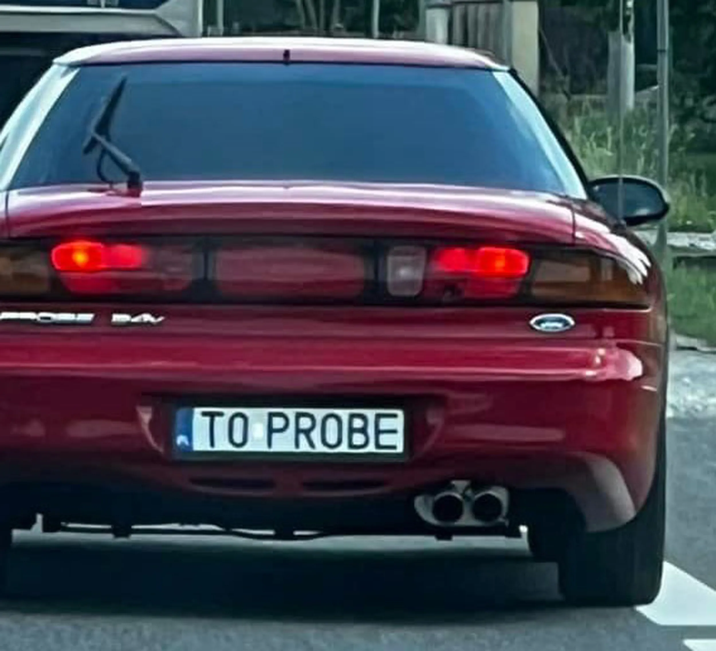 Fajny numer, blacha T0 PROBE