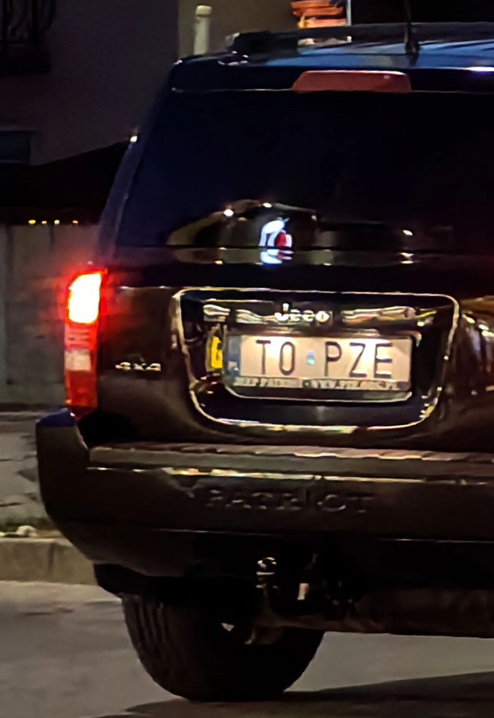 Fajny numer, blacha T0 PZE