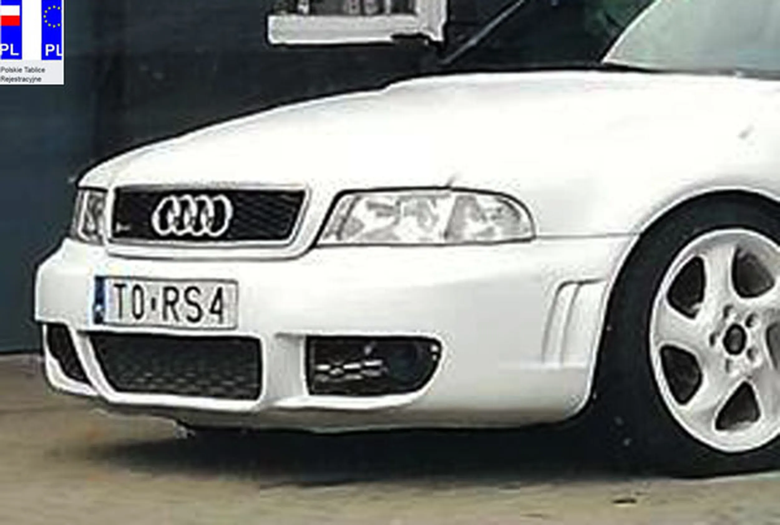 Fajny numer, blacha T0 RS4