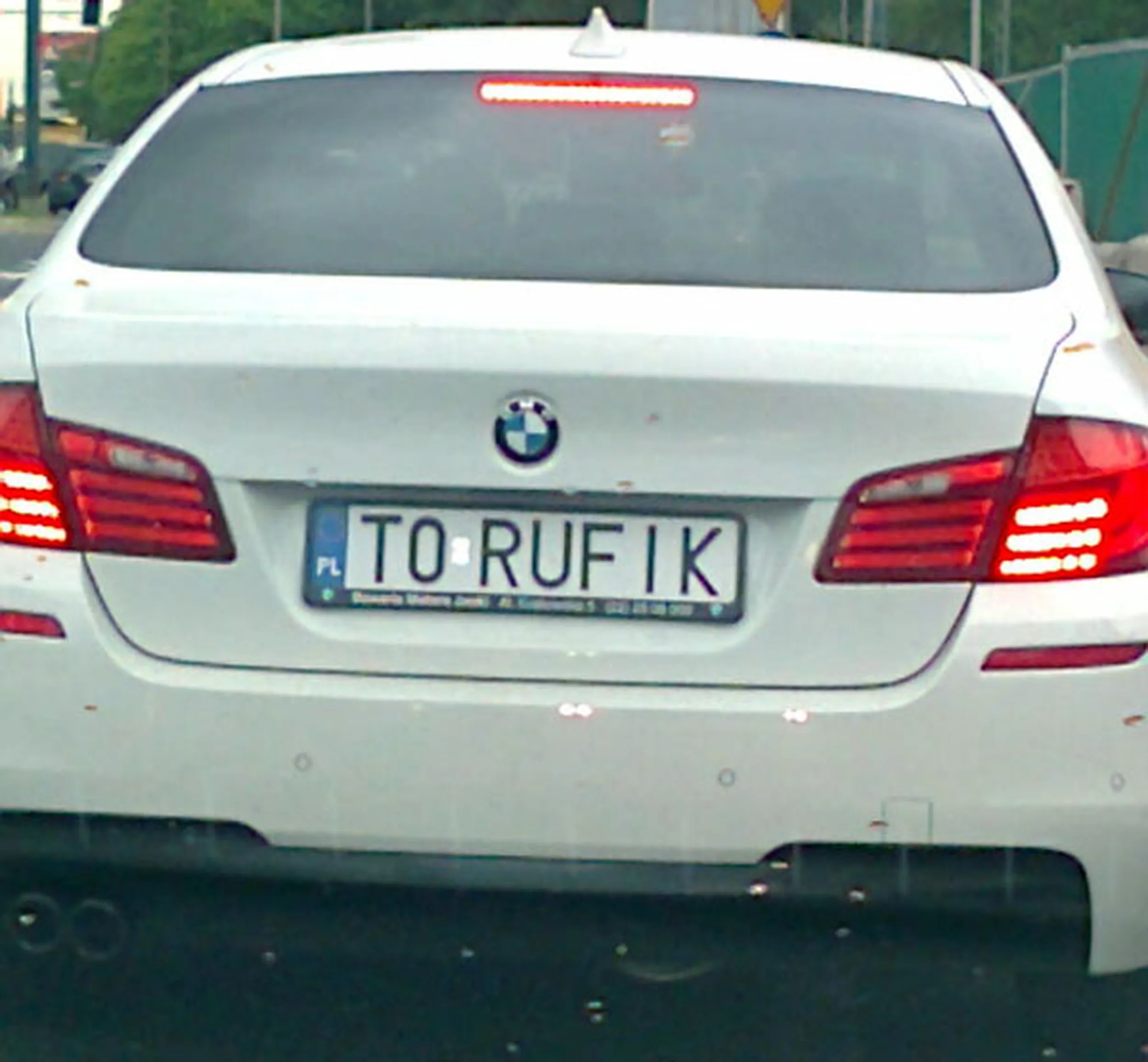 Fajny numer, blacha T0 RUFIK