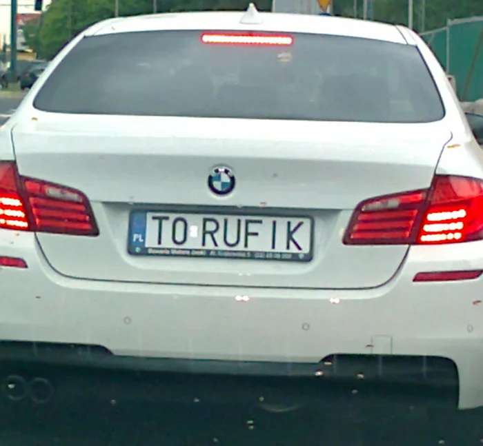 Fajny numer, blacha T0 RUFIK