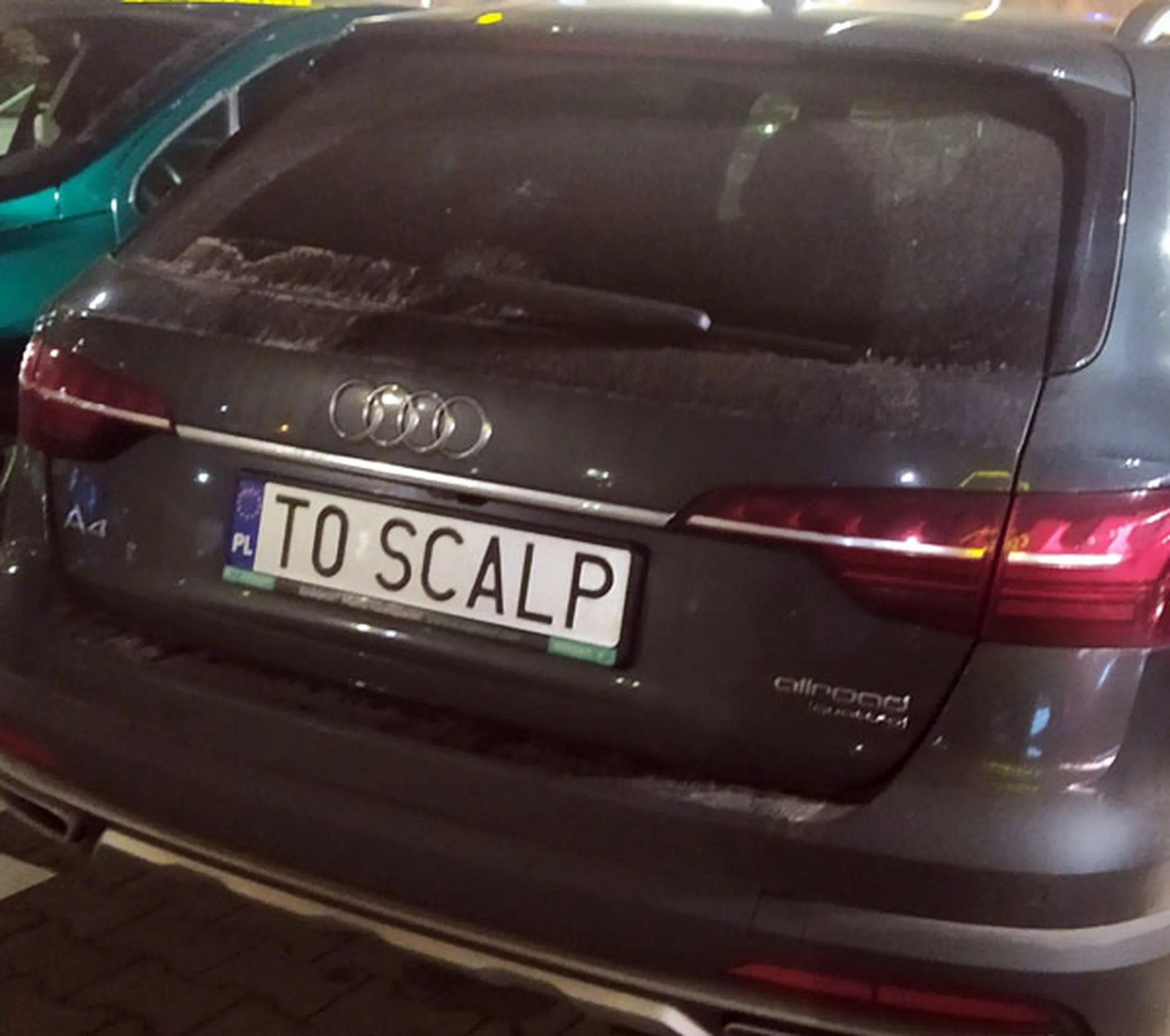 Fajny numer, blacha T0 SCALP