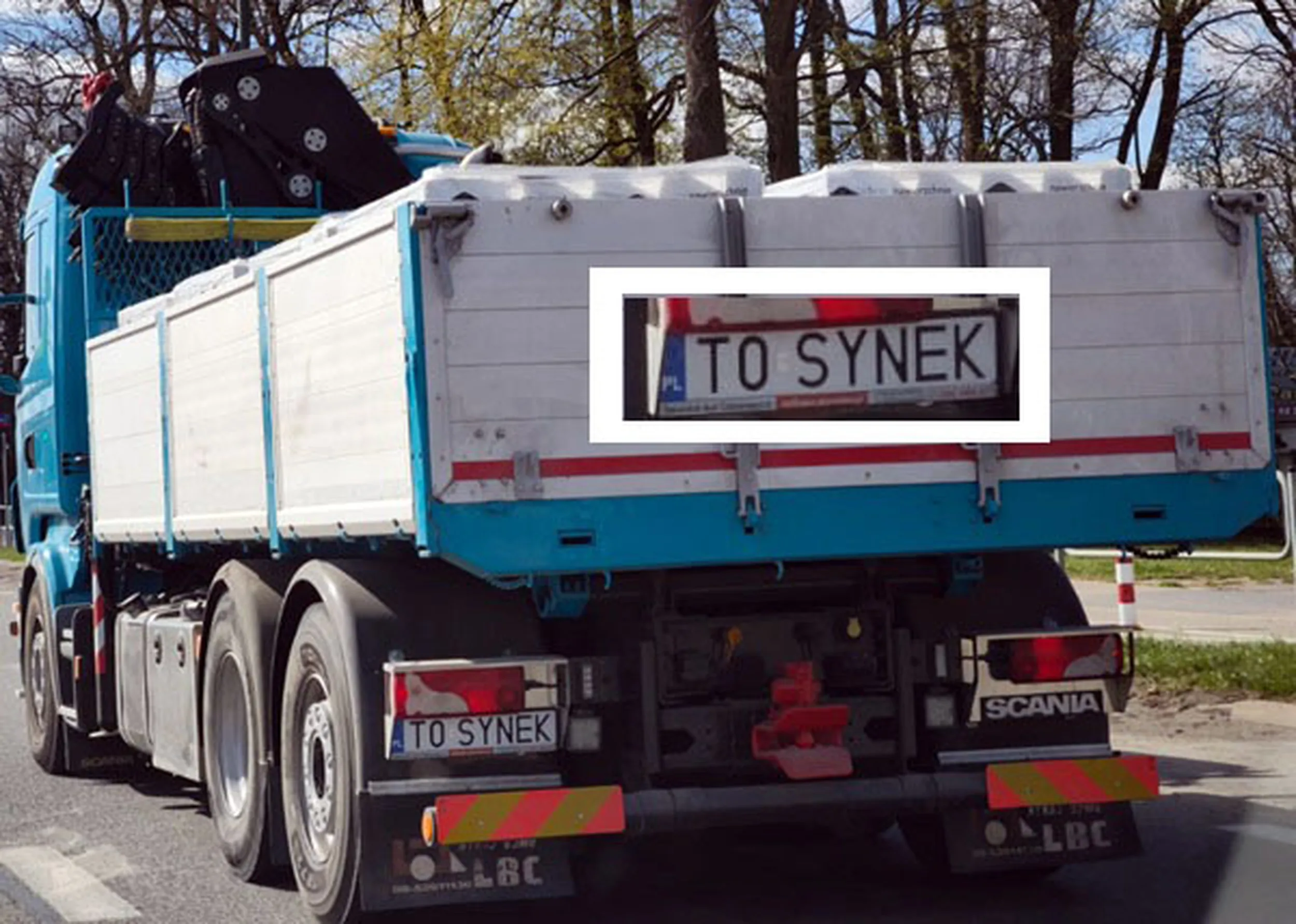 Fajny numer, blacha T0 SYNEK