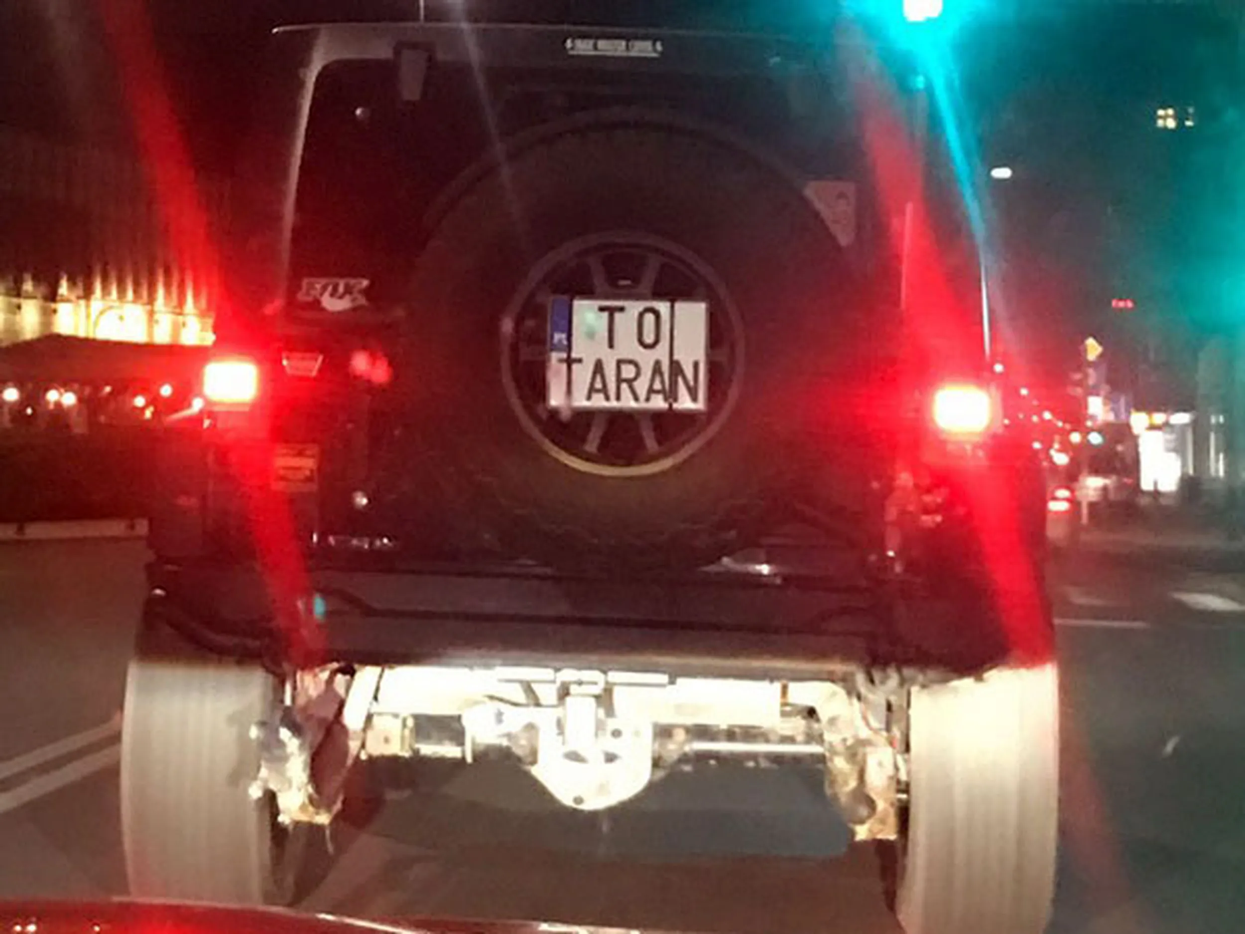 Fajny numer, blacha T0 TARAN