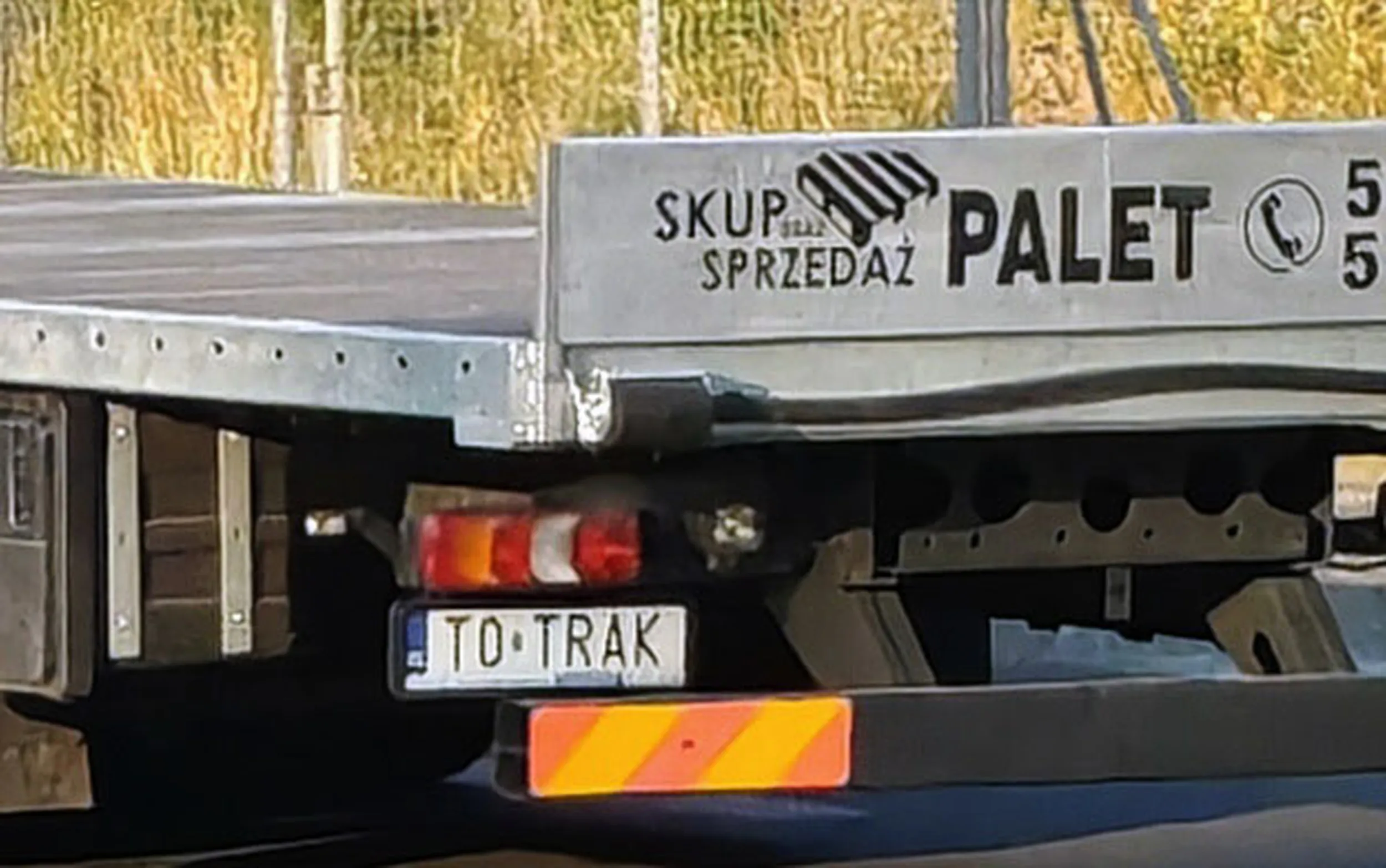Fajny numer, blacha T0 TRAK