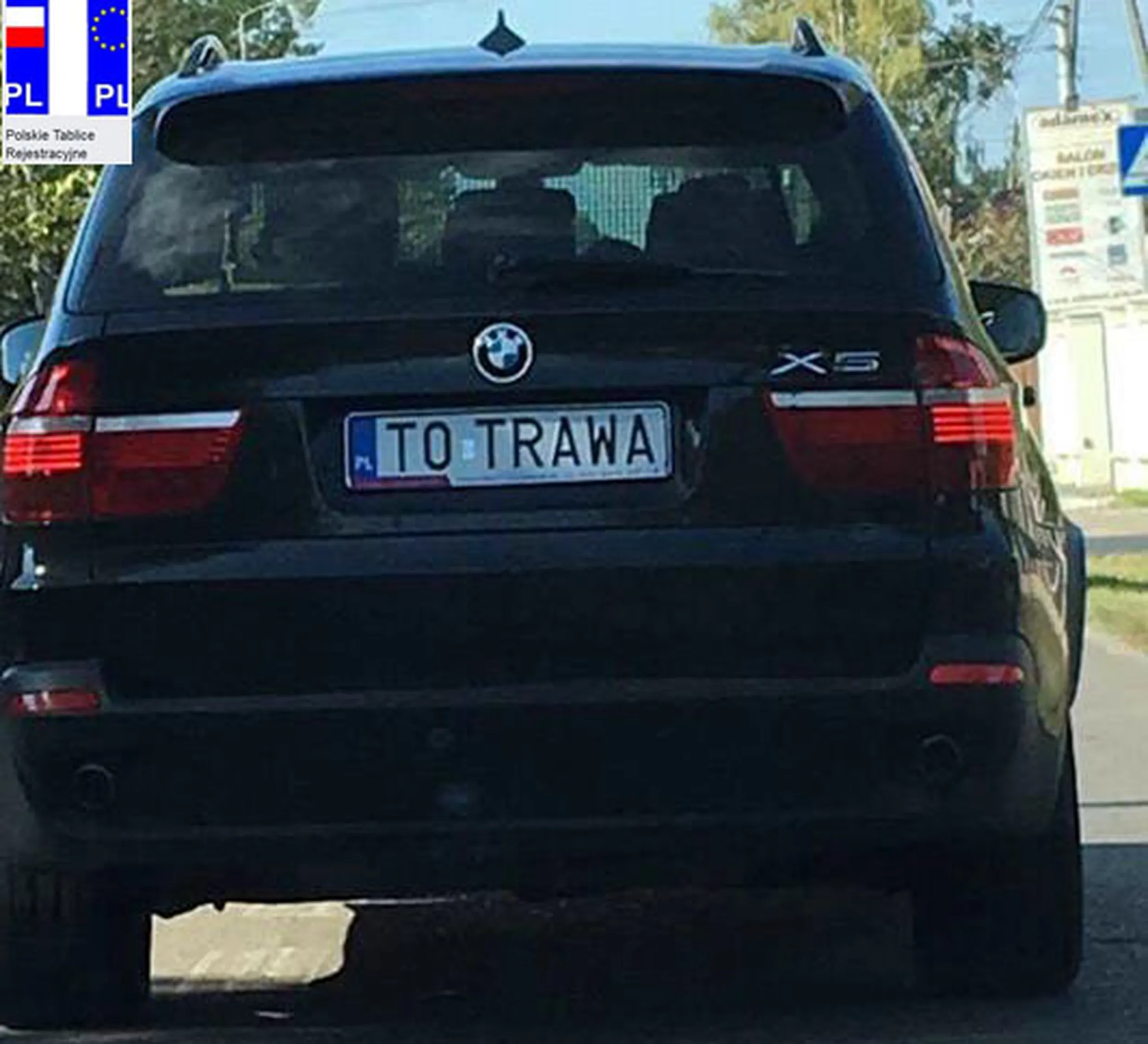 Fajny numer, blacha T0 TRAWA