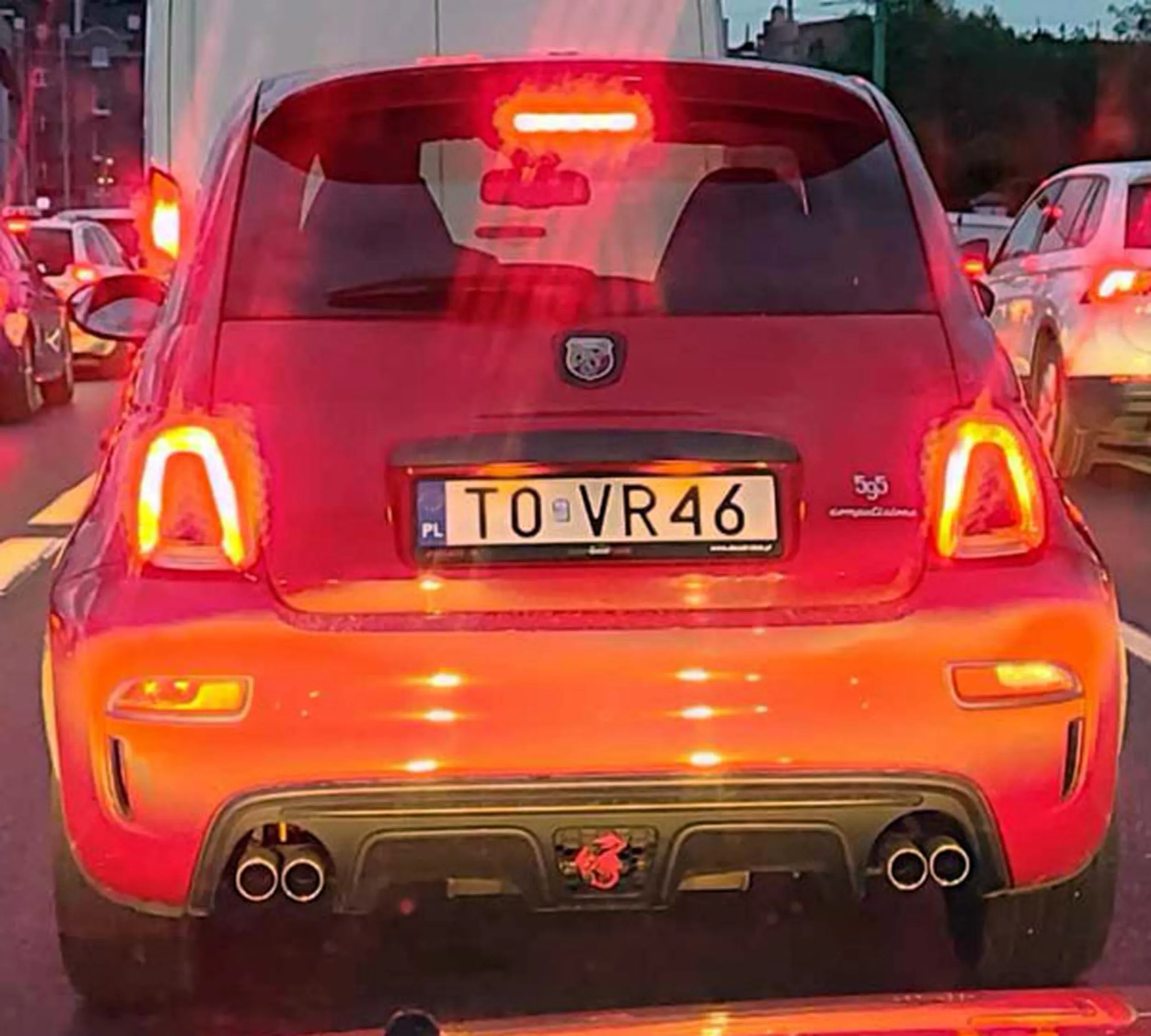 Fajny numer, blacha T0 VR46