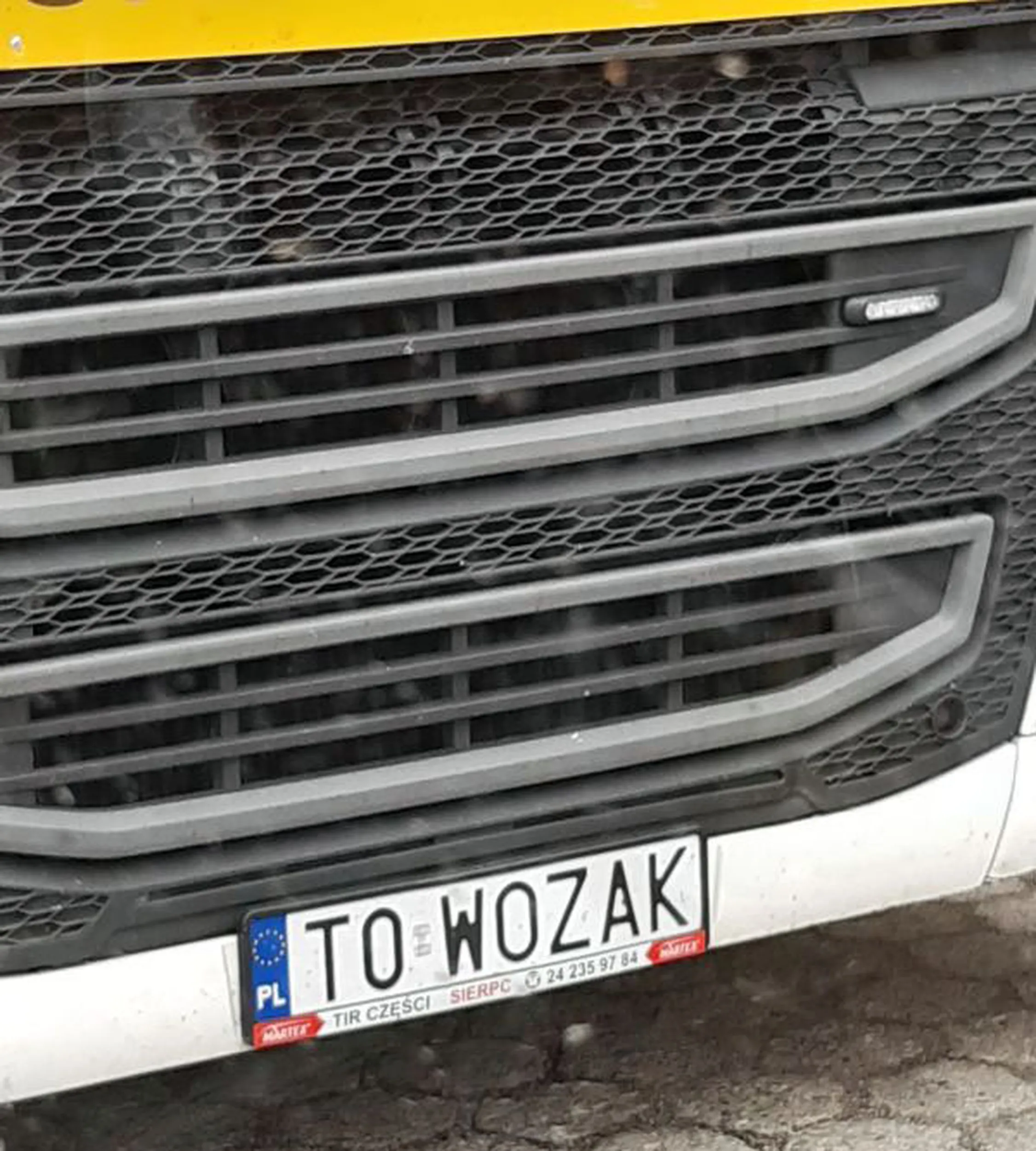 Fajny numer, blacha T0 WOZAK