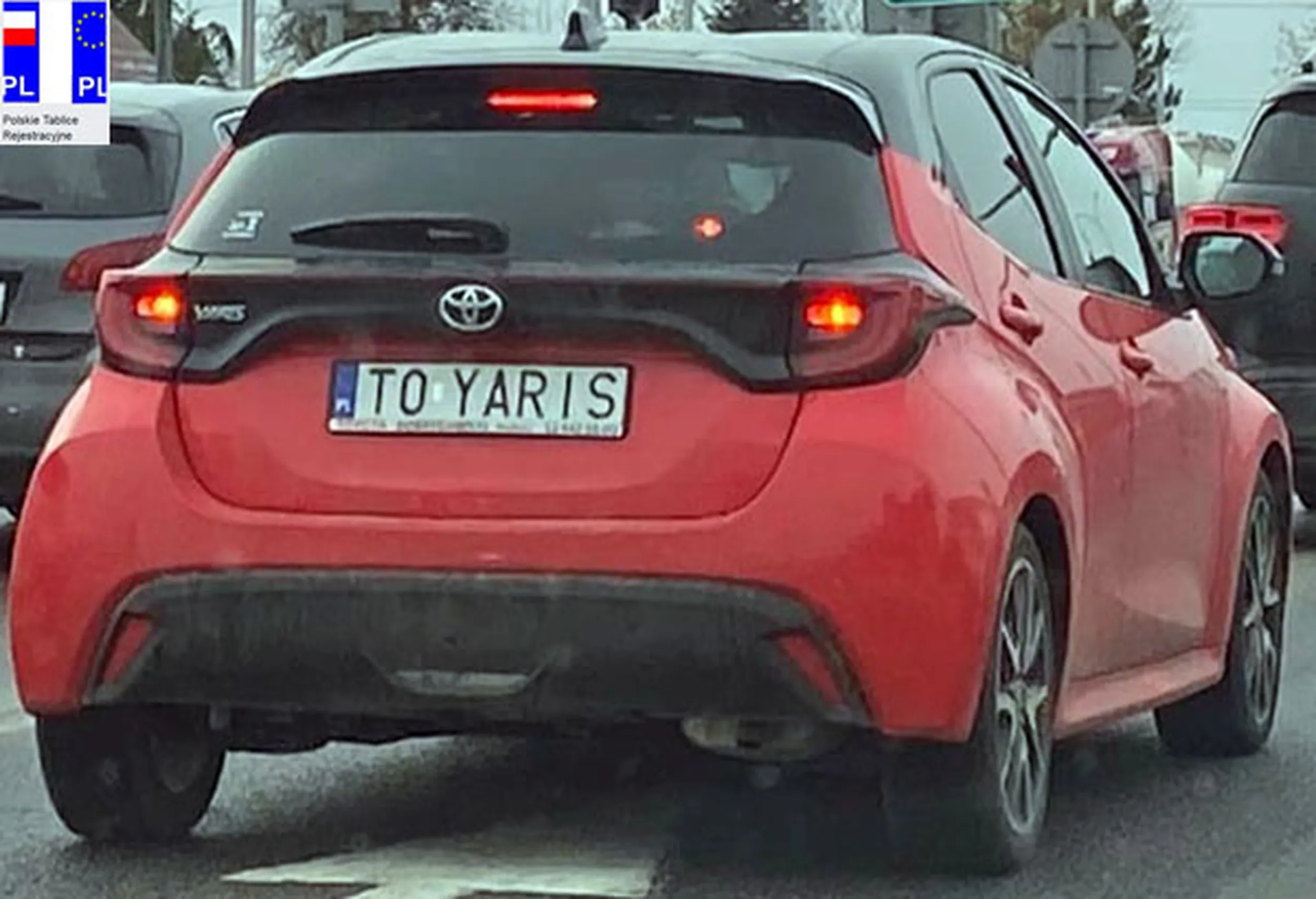 Fajny numer, blacha T0 YARIS