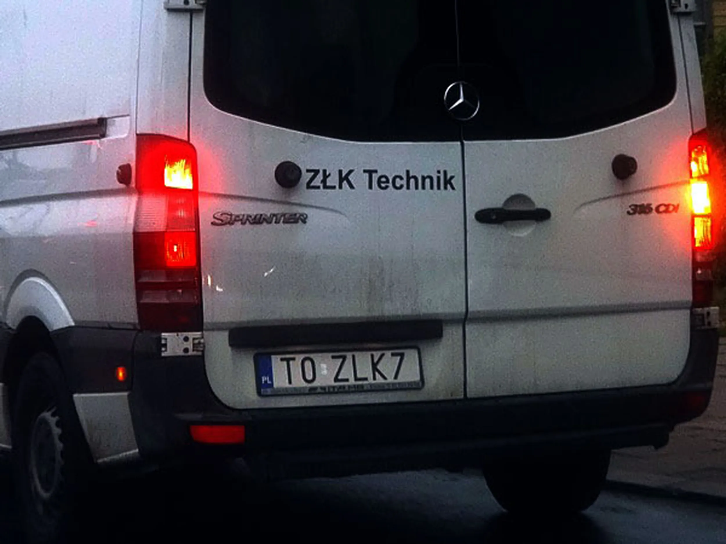 Fajny numer, blacha T0 ZLK7