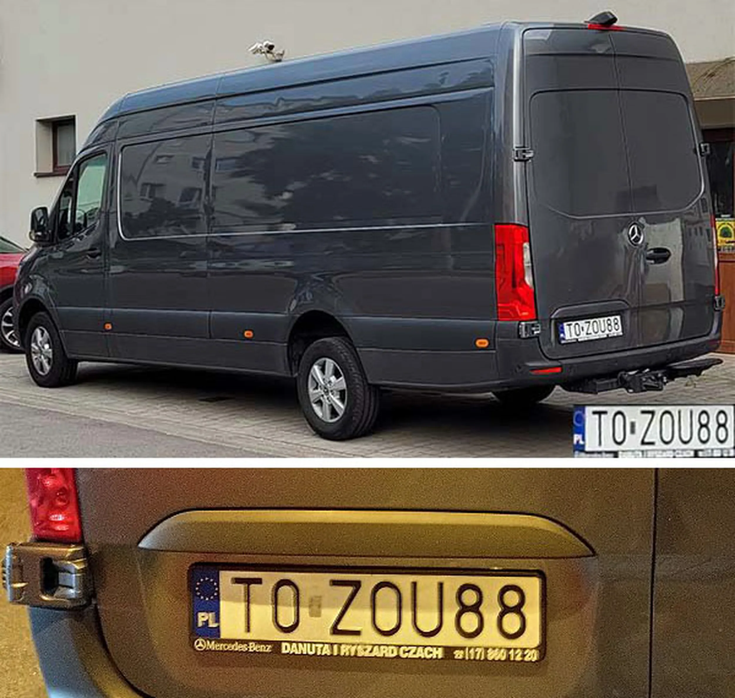 Fajny numer, blacha T0 ZOU88