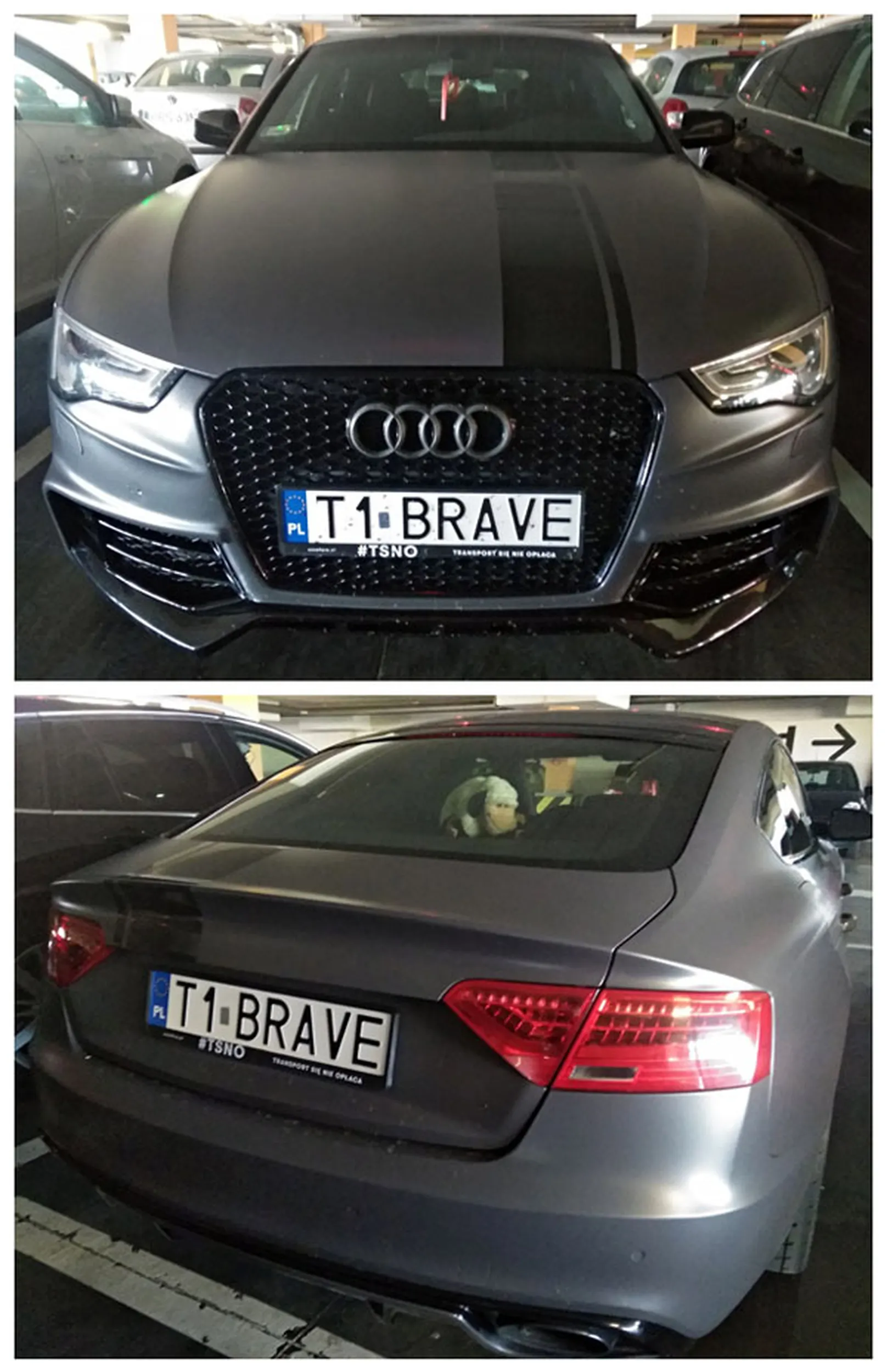 Fajny numer, blacha T1 BRAVE