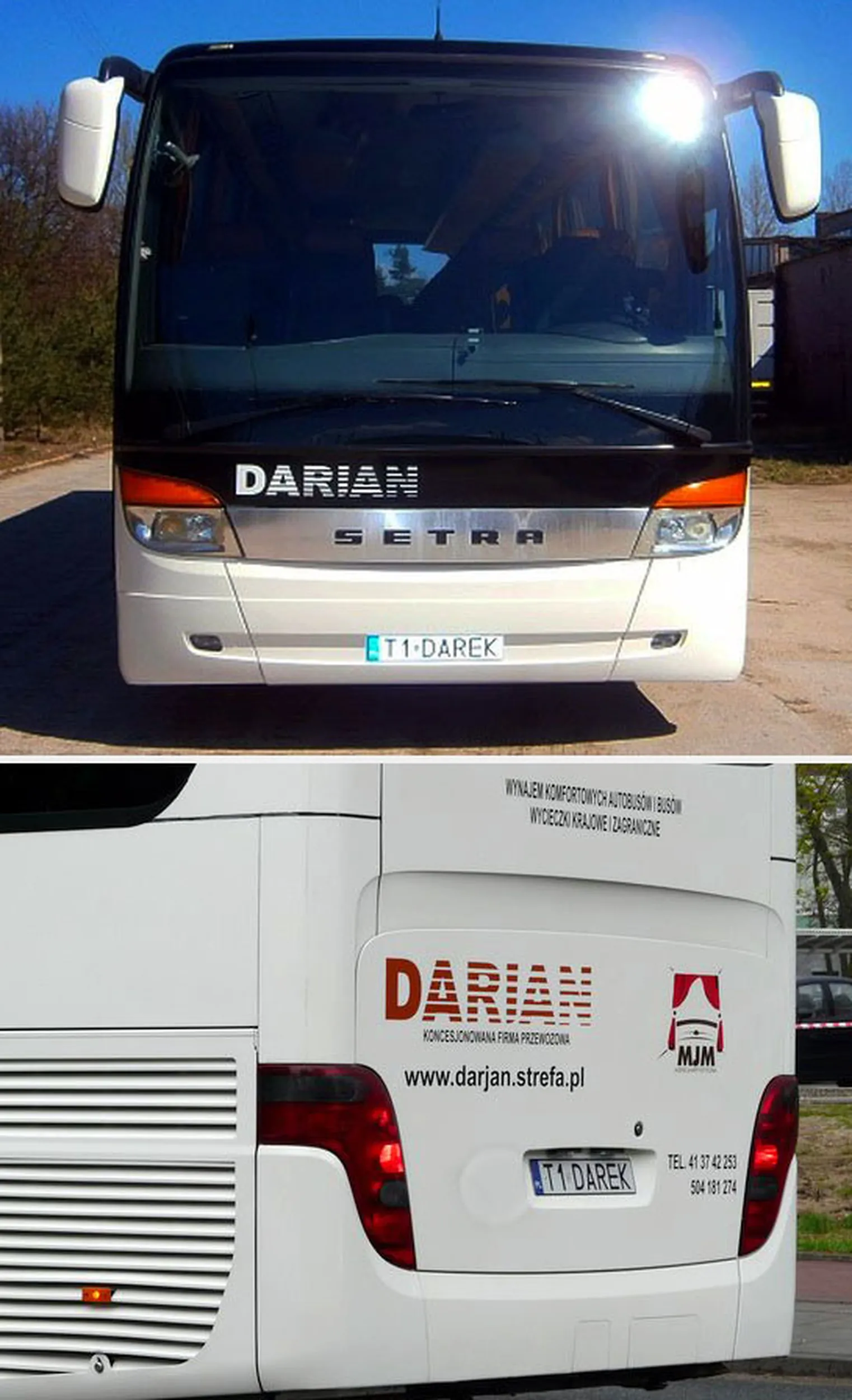 Fajny numer, blacha T1 DAREK