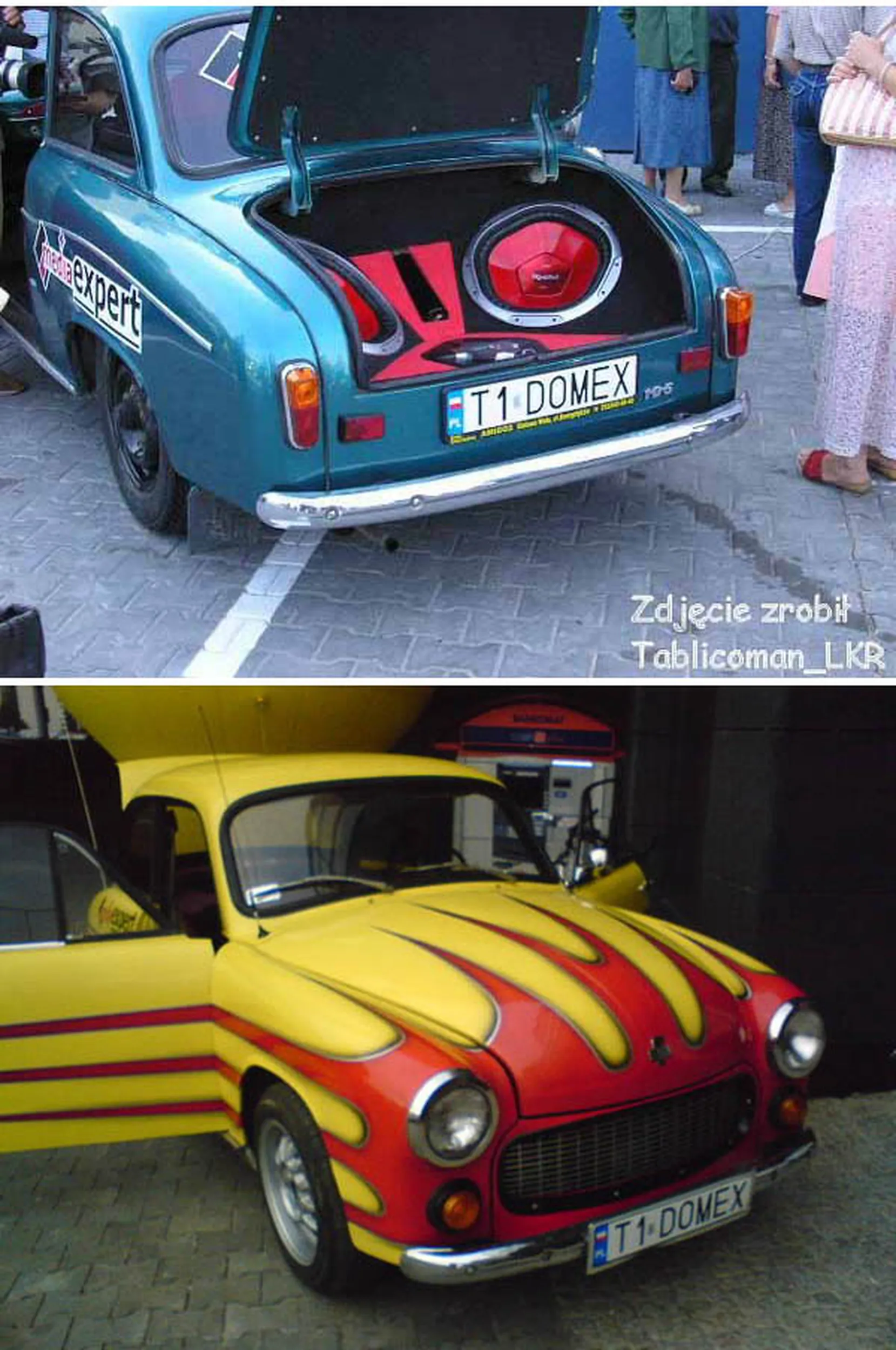 Fajny numer, blacha T1 DOMEX