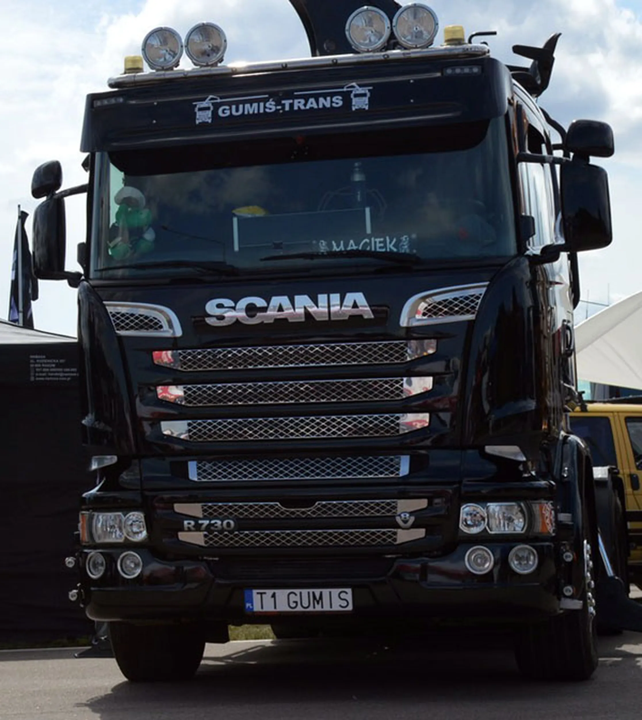 Fajny numer, blacha T1 GUMIS