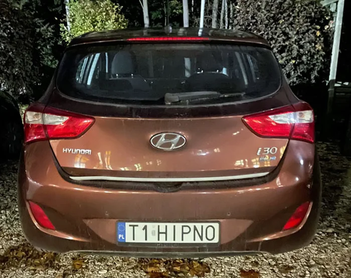 Fajny numer, blacha T1 HIPNO