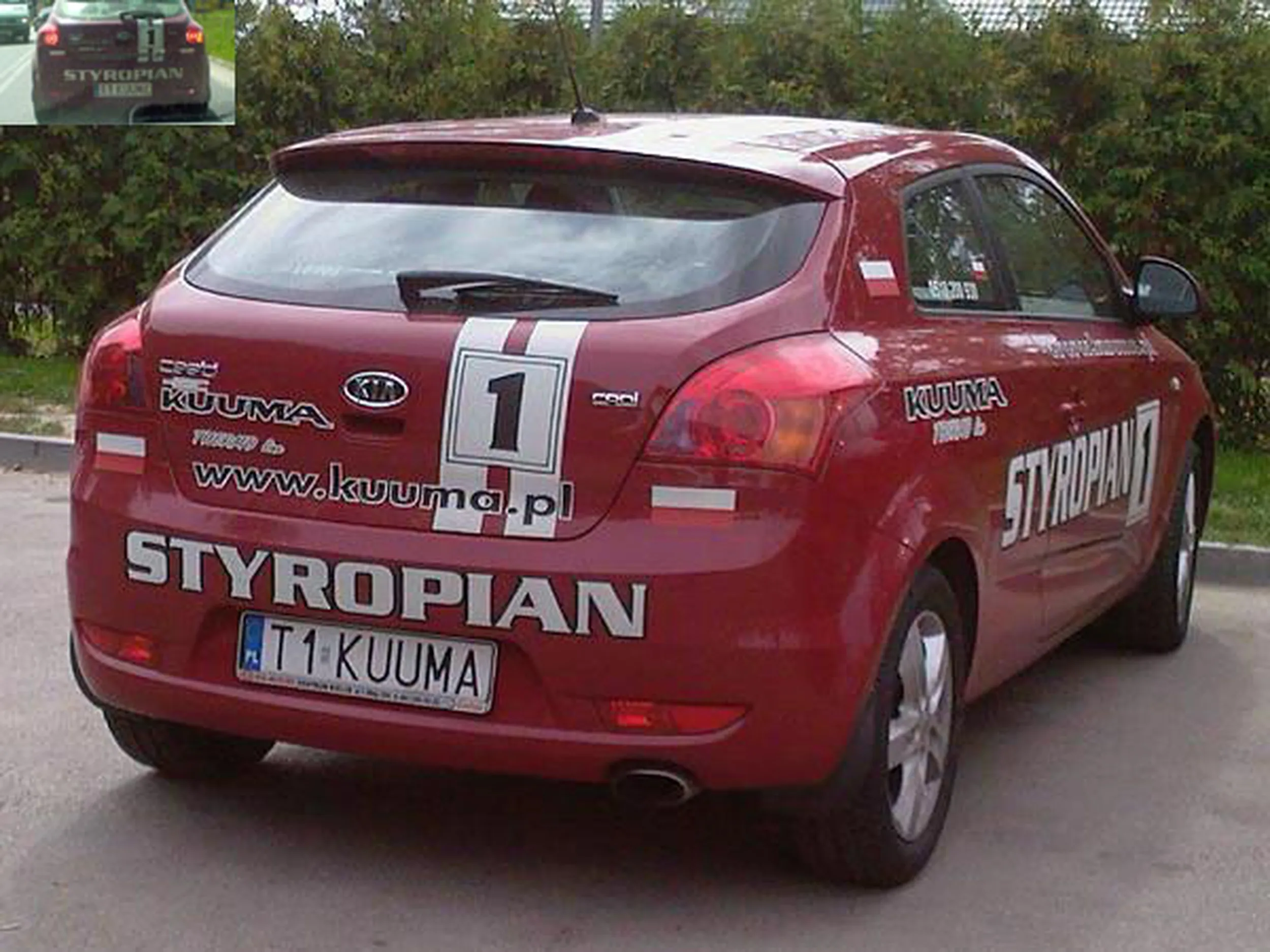 Fajny numer, blacha T1 KUUMA