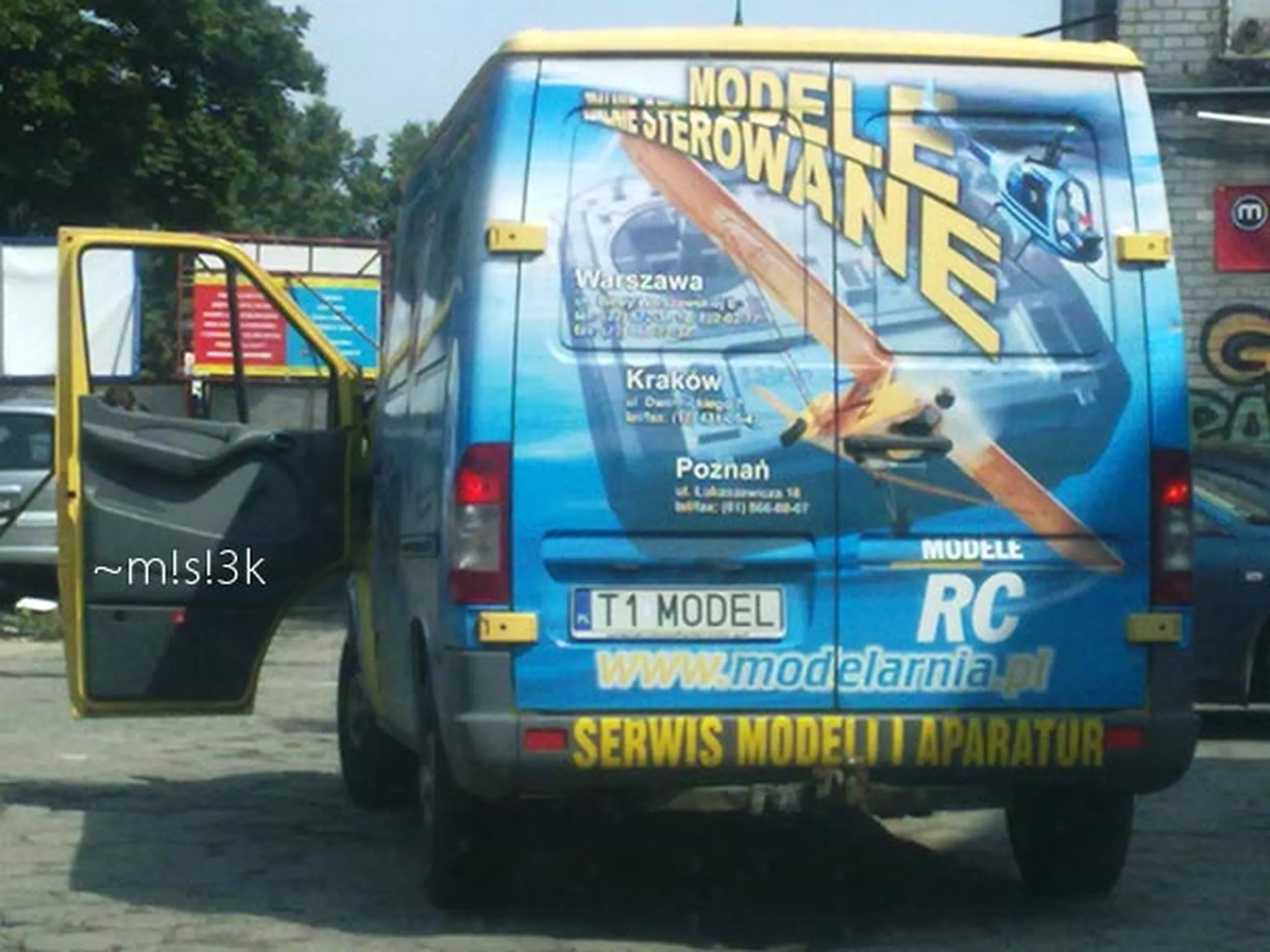 Fajny numer, blacha T1 MODEL