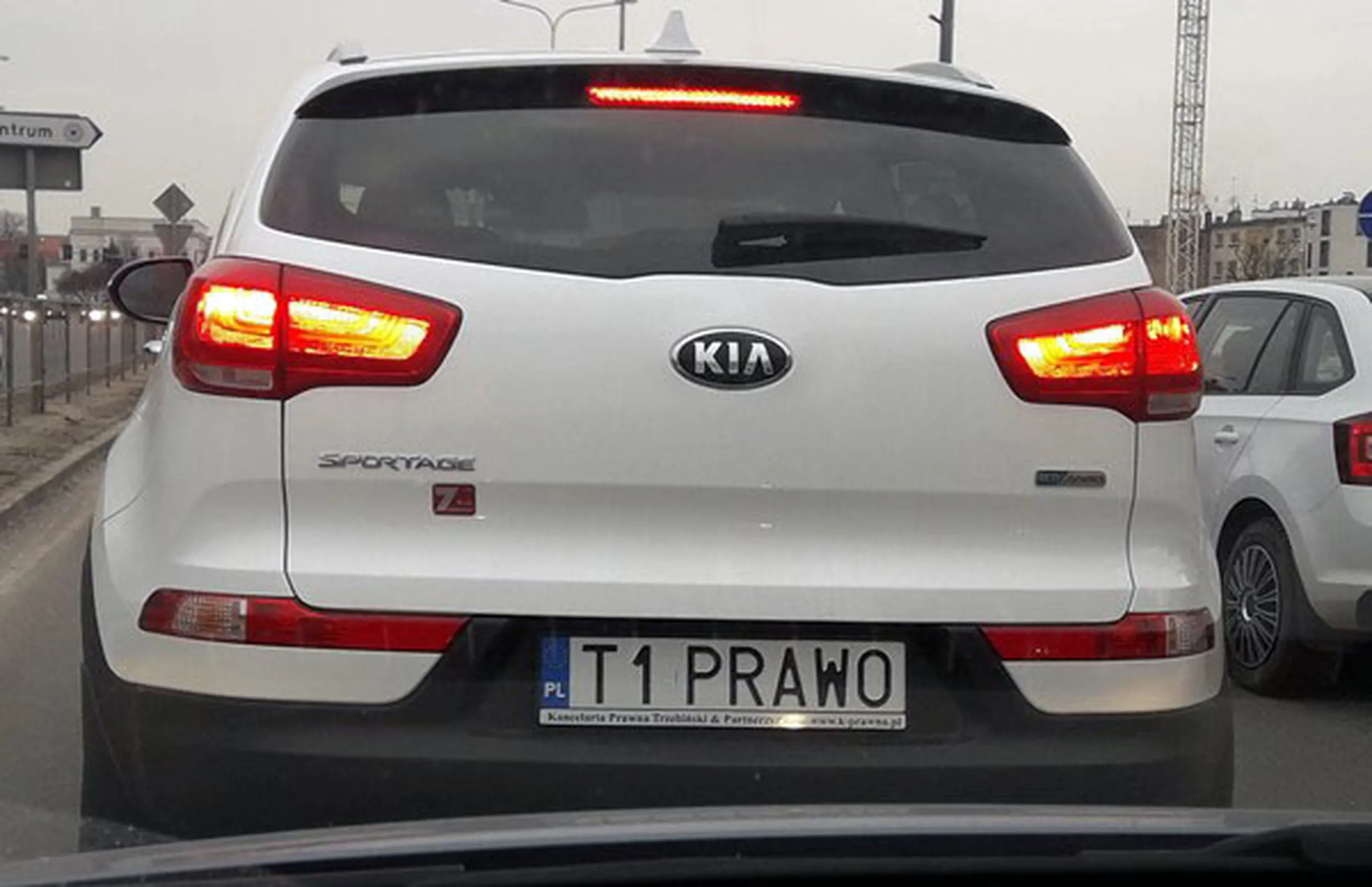 Fajny numer, blacha T1 PRAWO