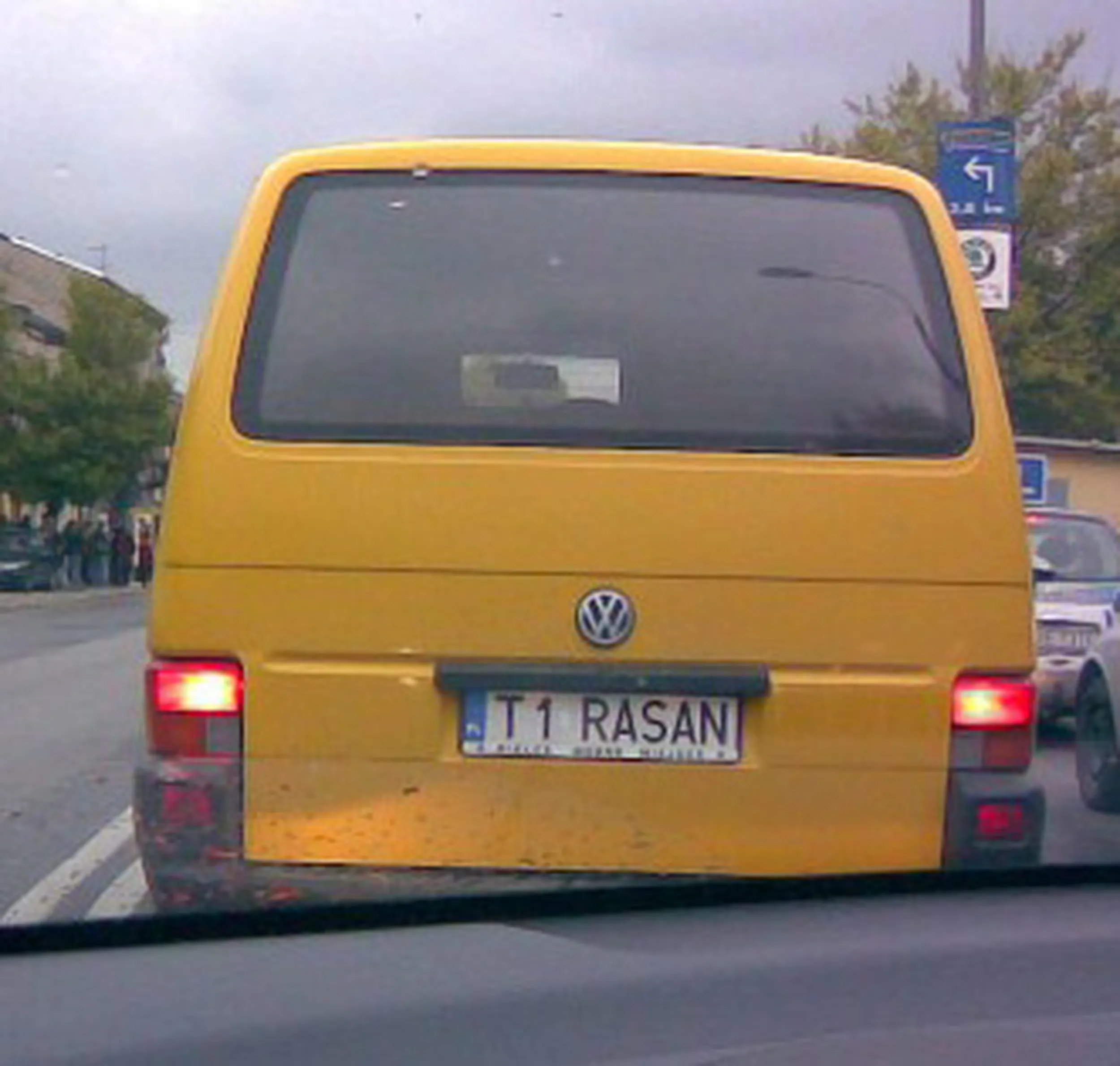 Fajny numer, blacha T1 RASAN