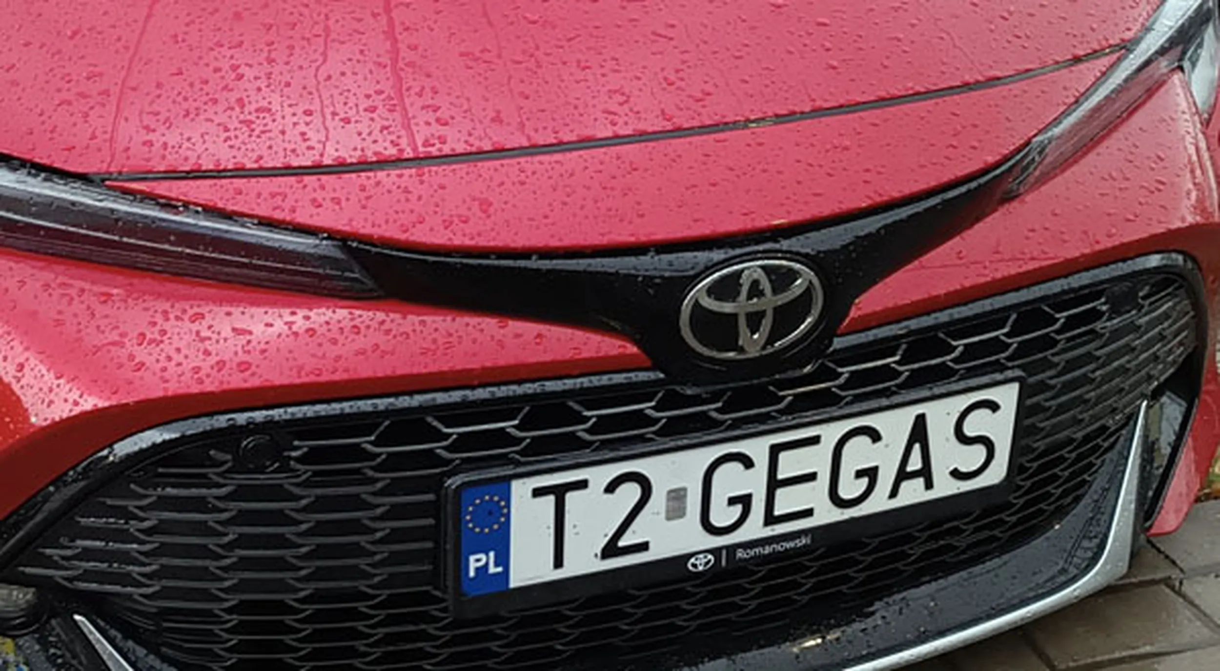 Fajny numer, blacha T2 GEGAS