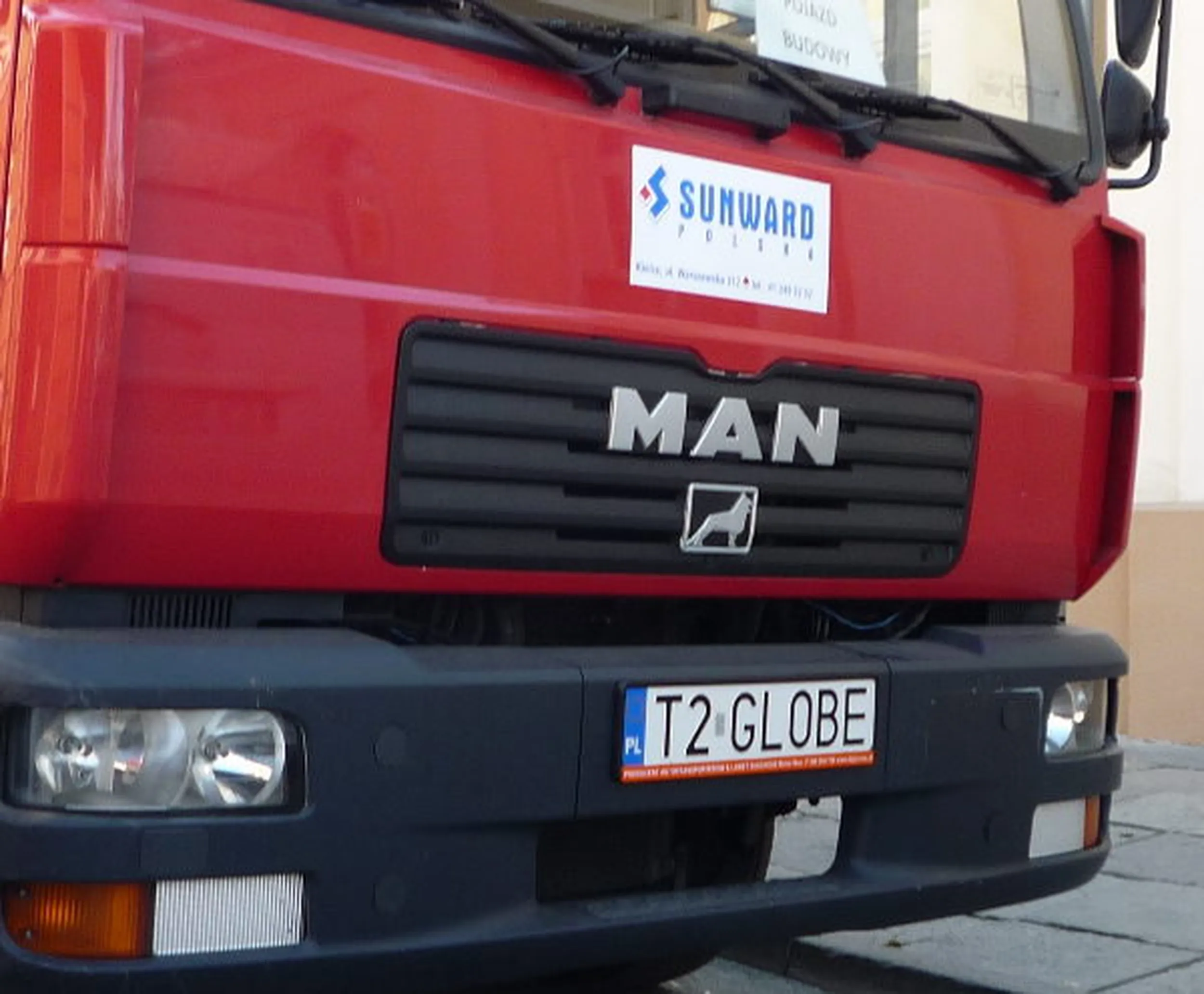 Fajny numer, blacha T2 GLOBE