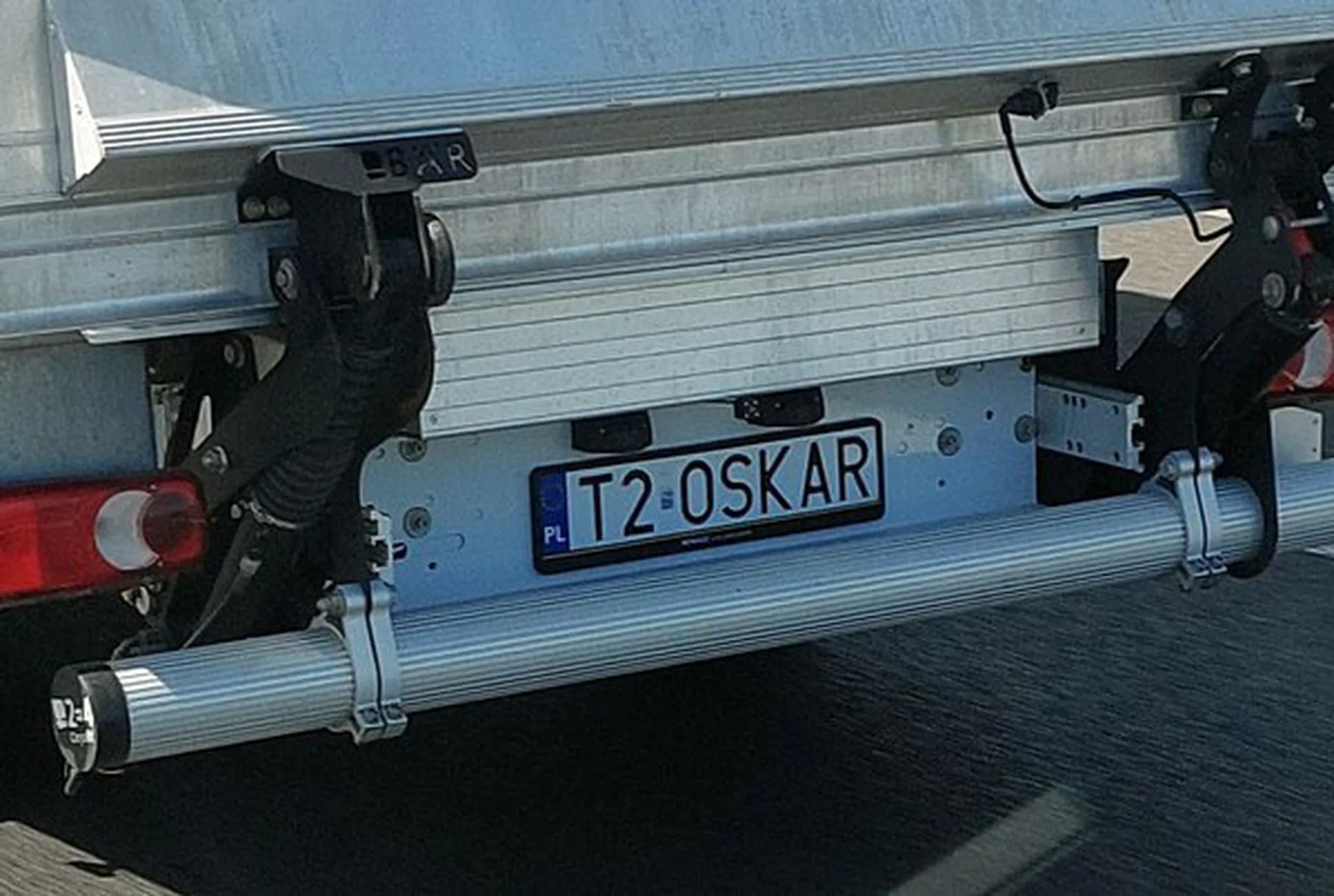 Fajny numer, blacha T2 OSKAR