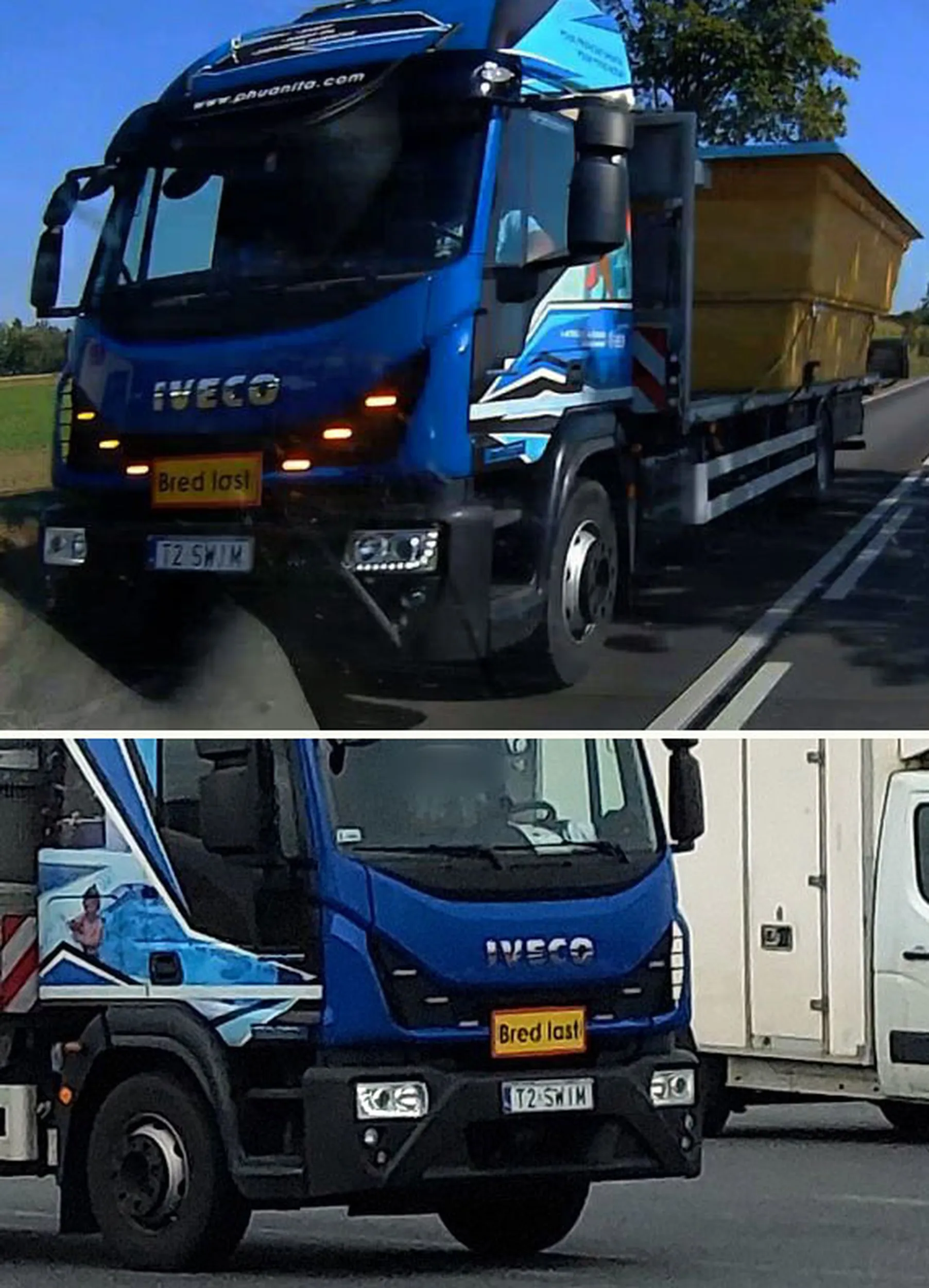 Fajny numer, blacha T2 SWIM