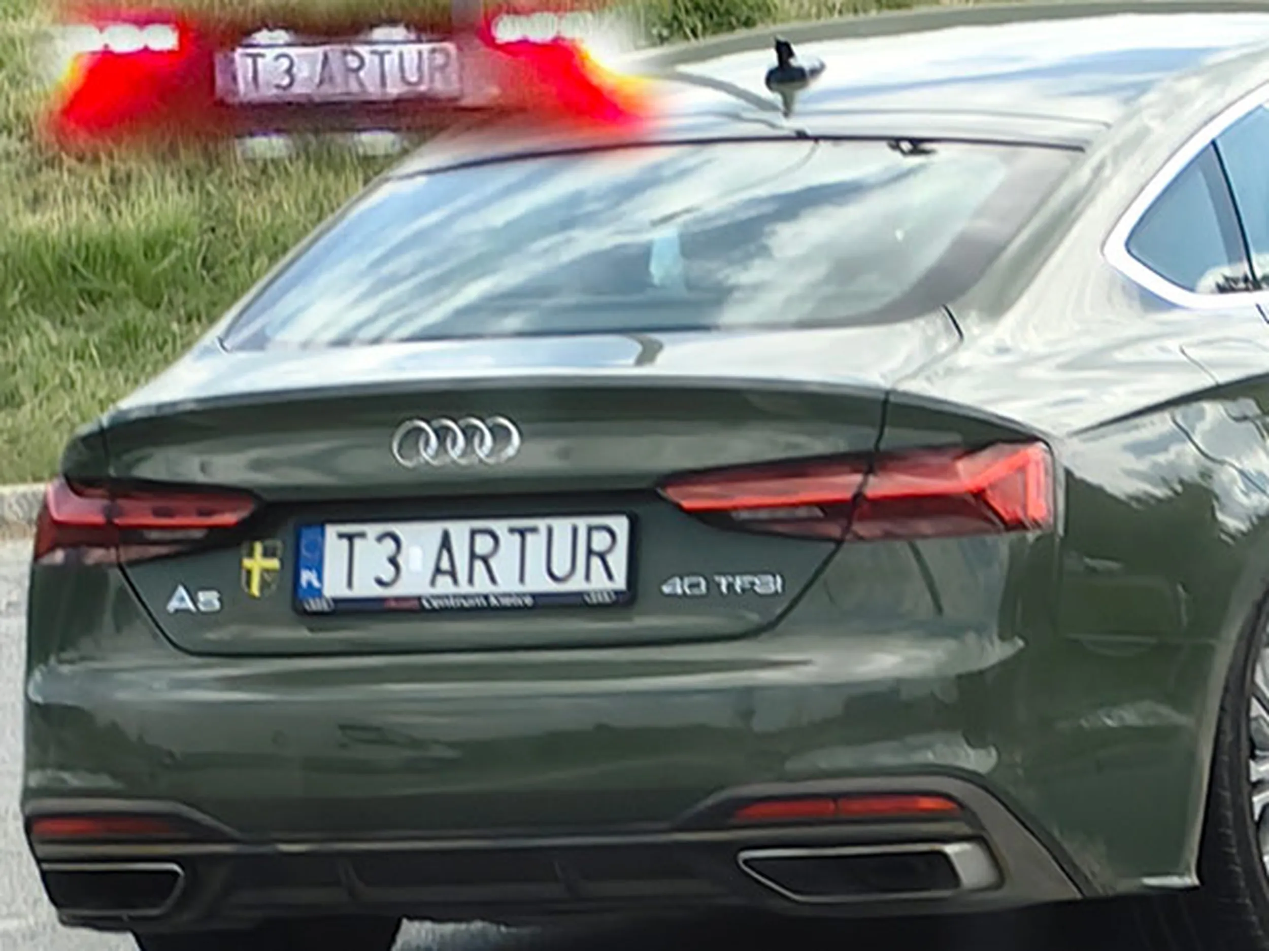 Fajny numer, blacha T3 ARTUR