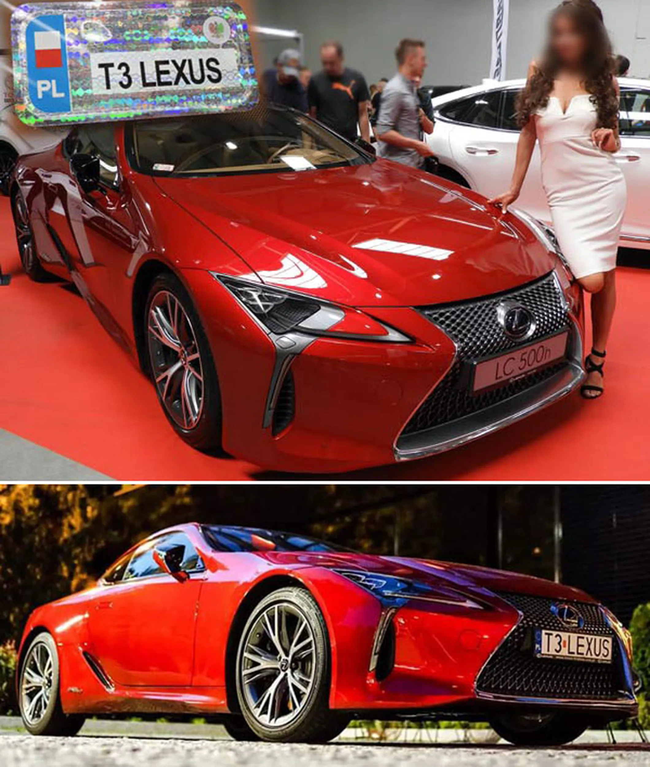 Fajny numer, blacha T3 LEXUS