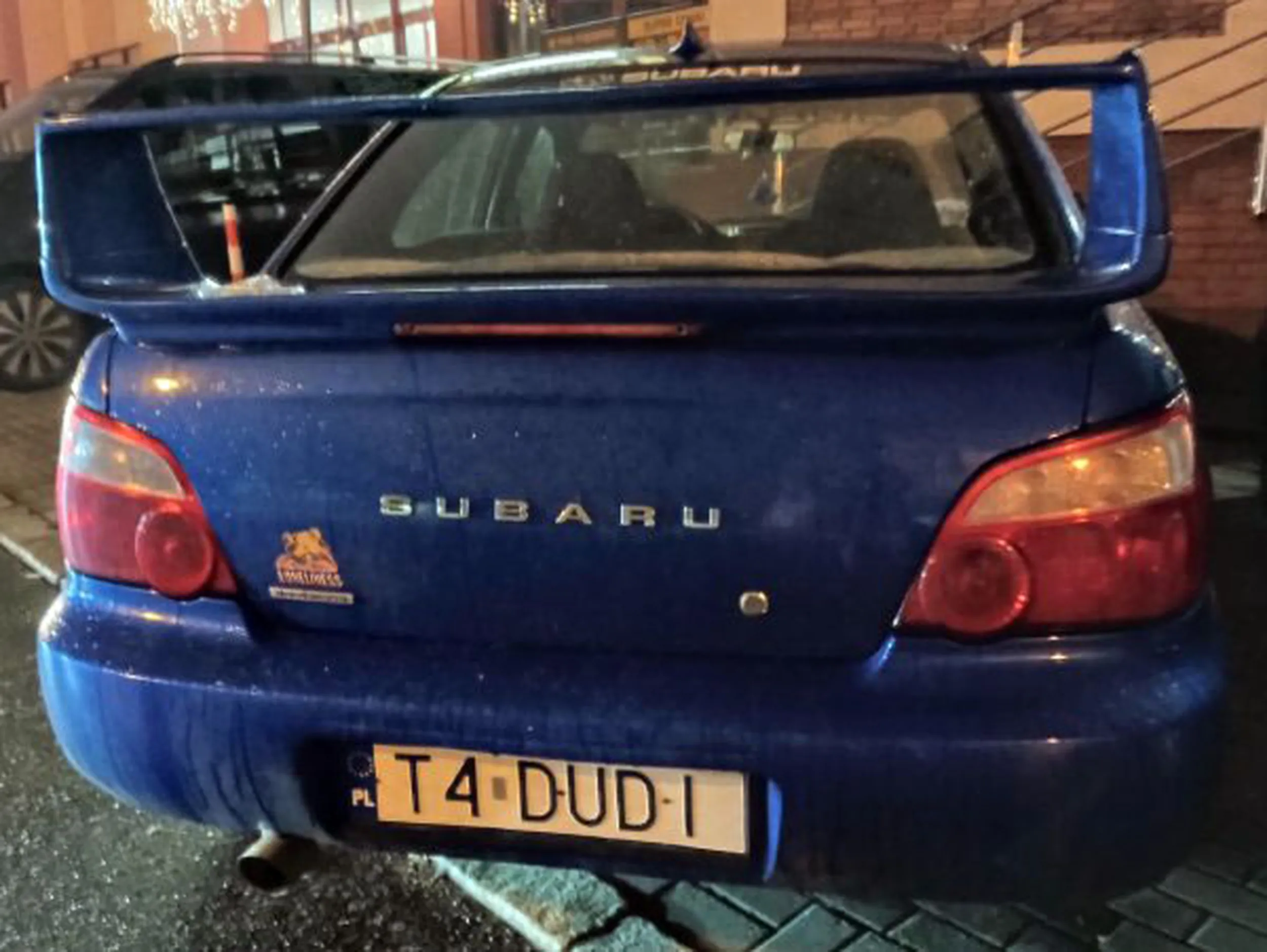 Fajny numer, blacha T4 DUDI