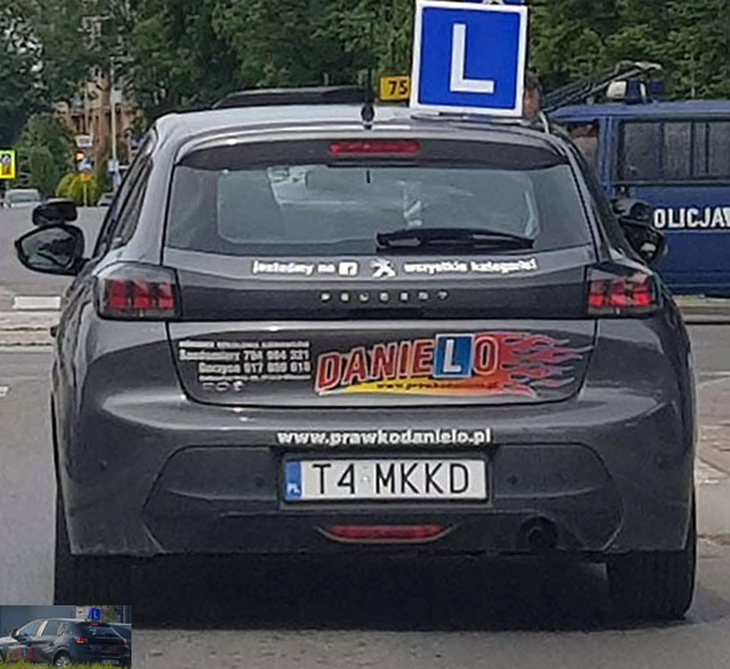 Fajny numer, blacha T4 MKKD