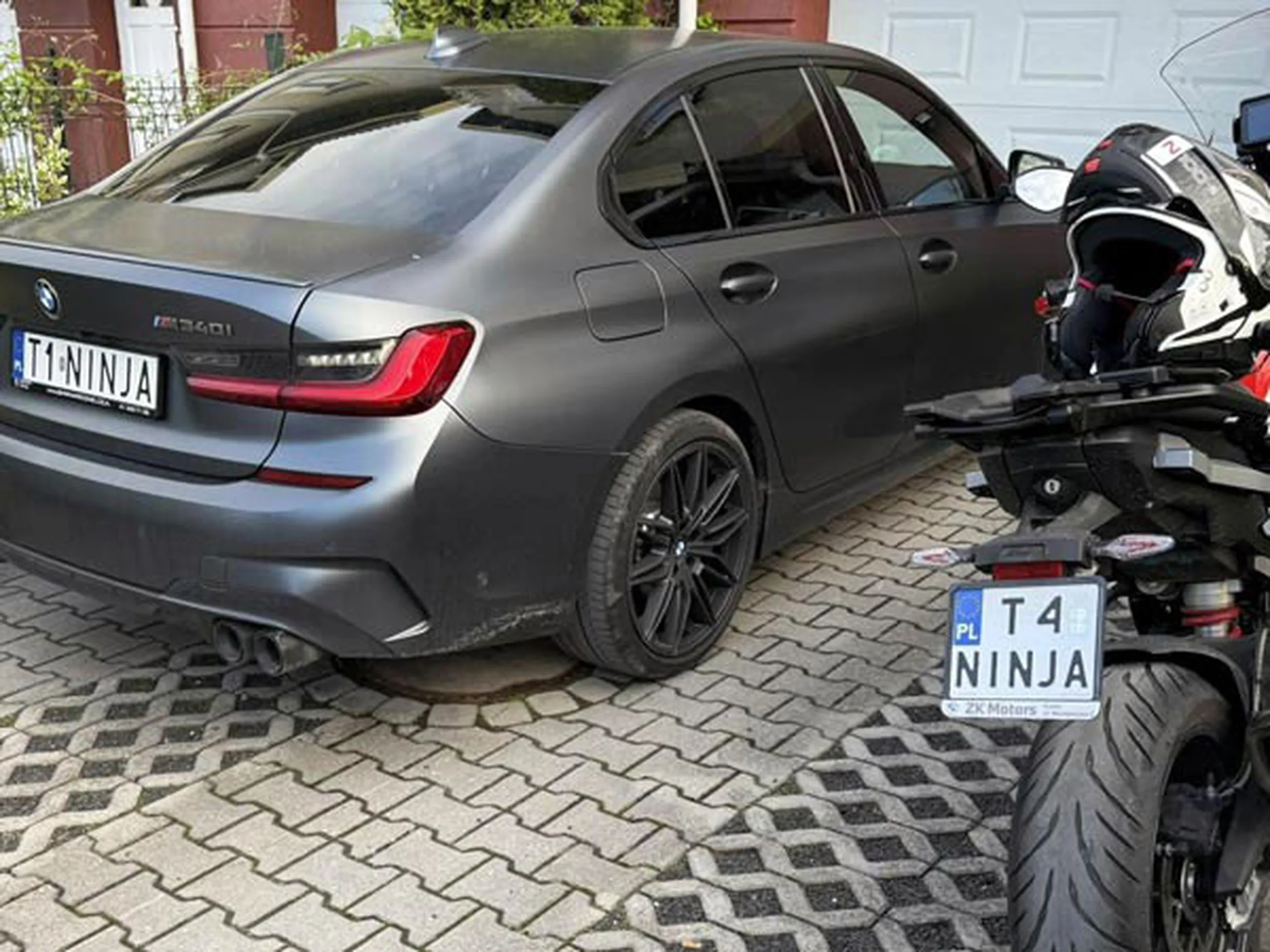 Fajny numer, blacha T4 NINJA