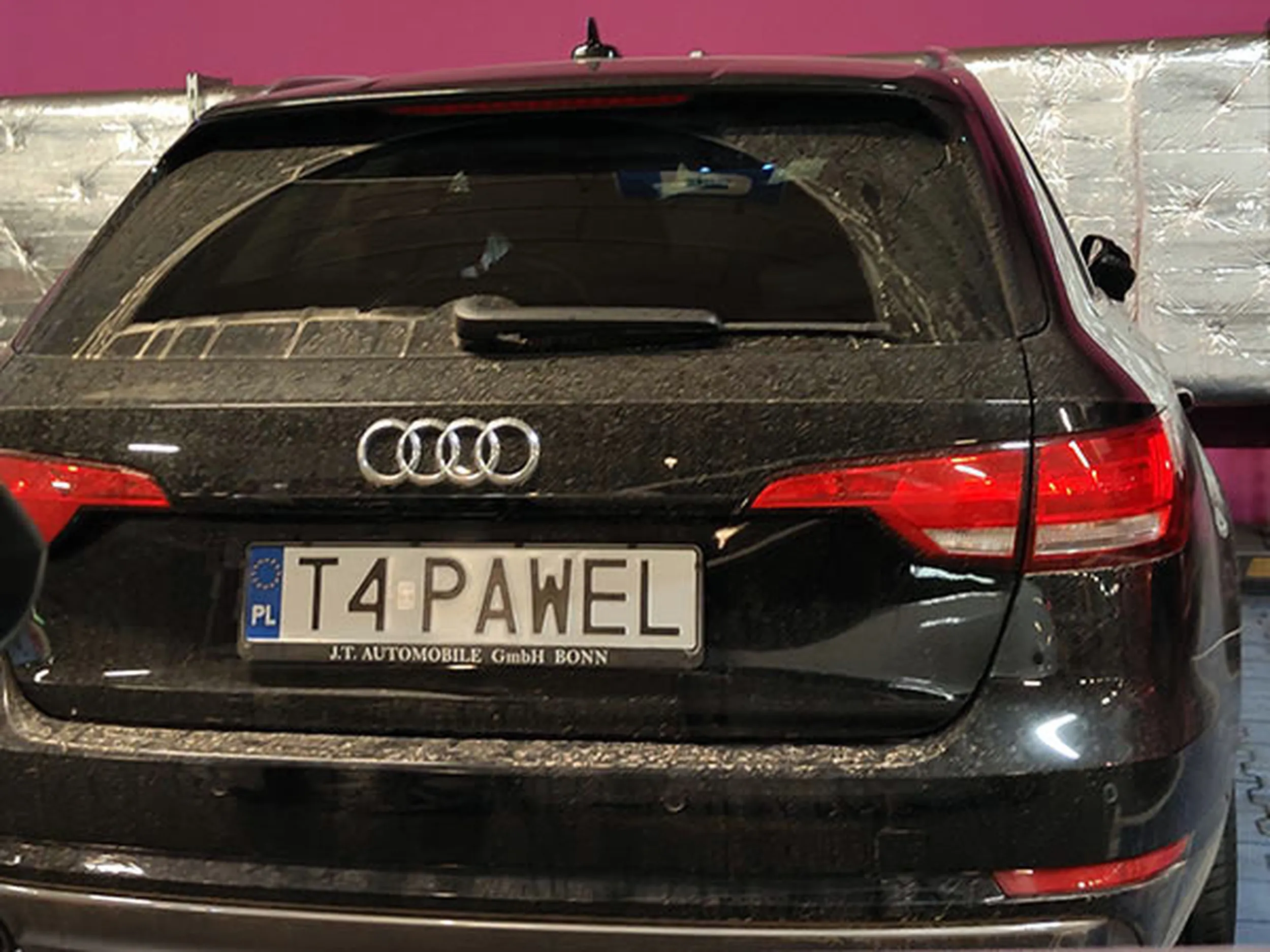 Fajny numer, blacha T4 PAWEL