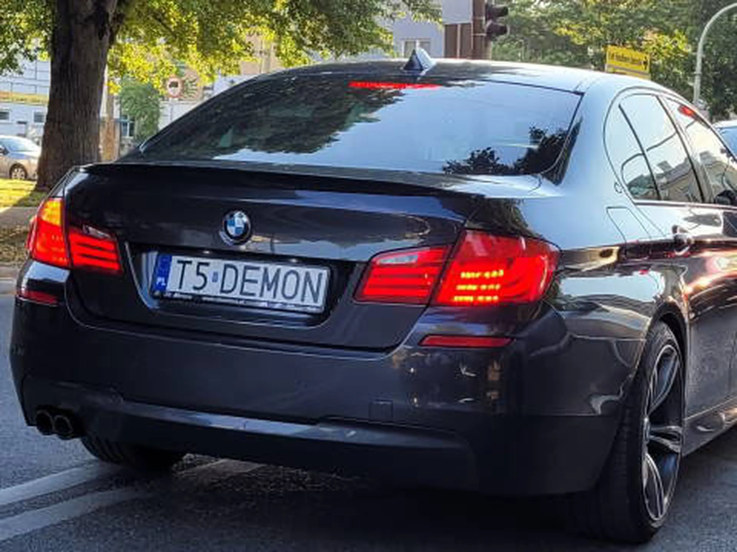 Fajny numer, blacha T5 DEMON