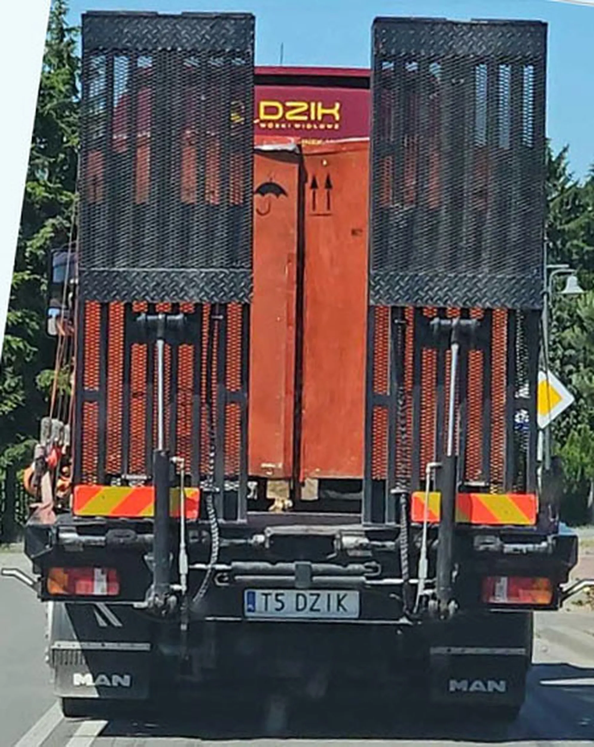 Fajny numer, blacha T5 DZIK