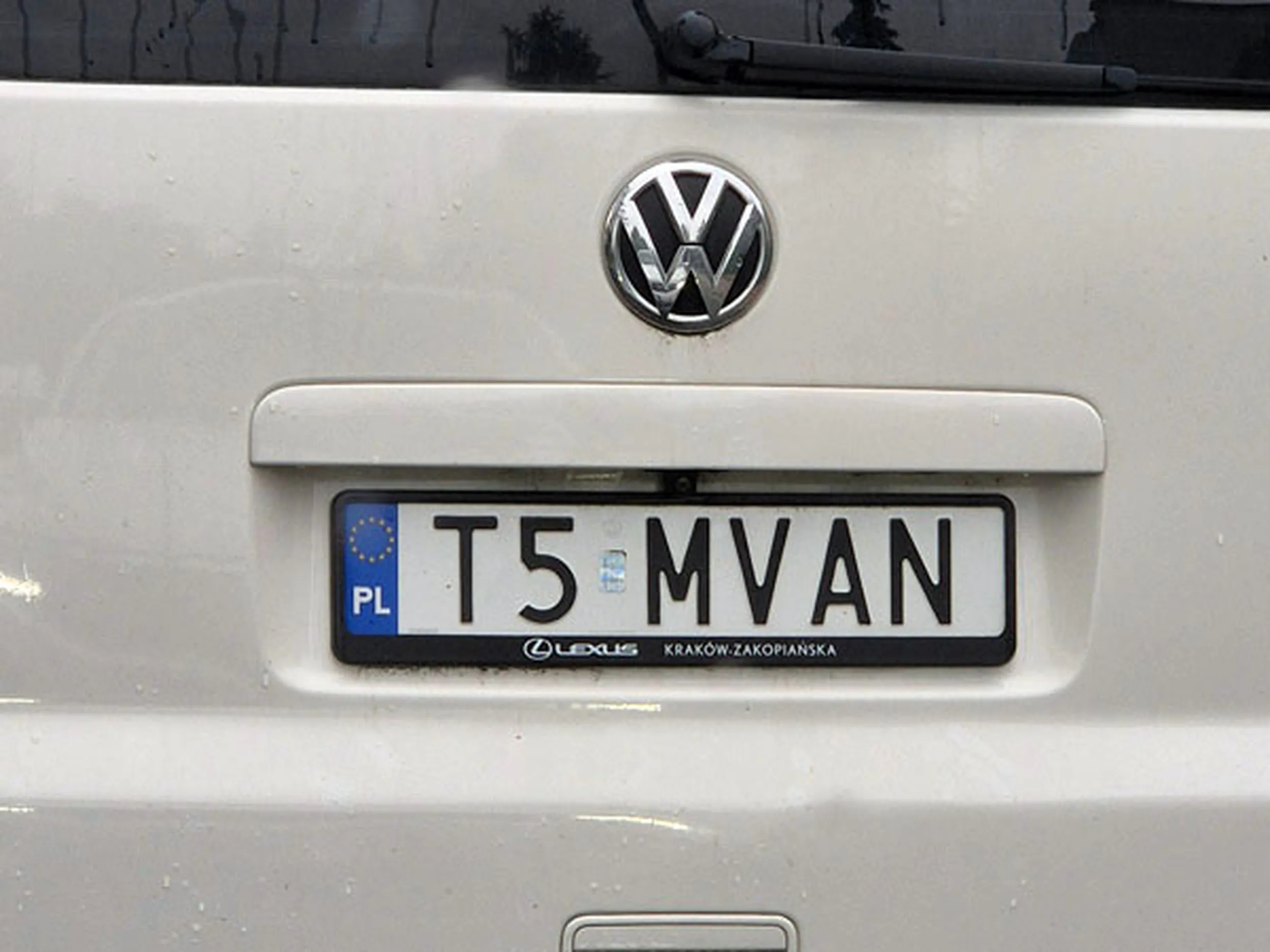 Fajny numer, blacha T5 MVAN