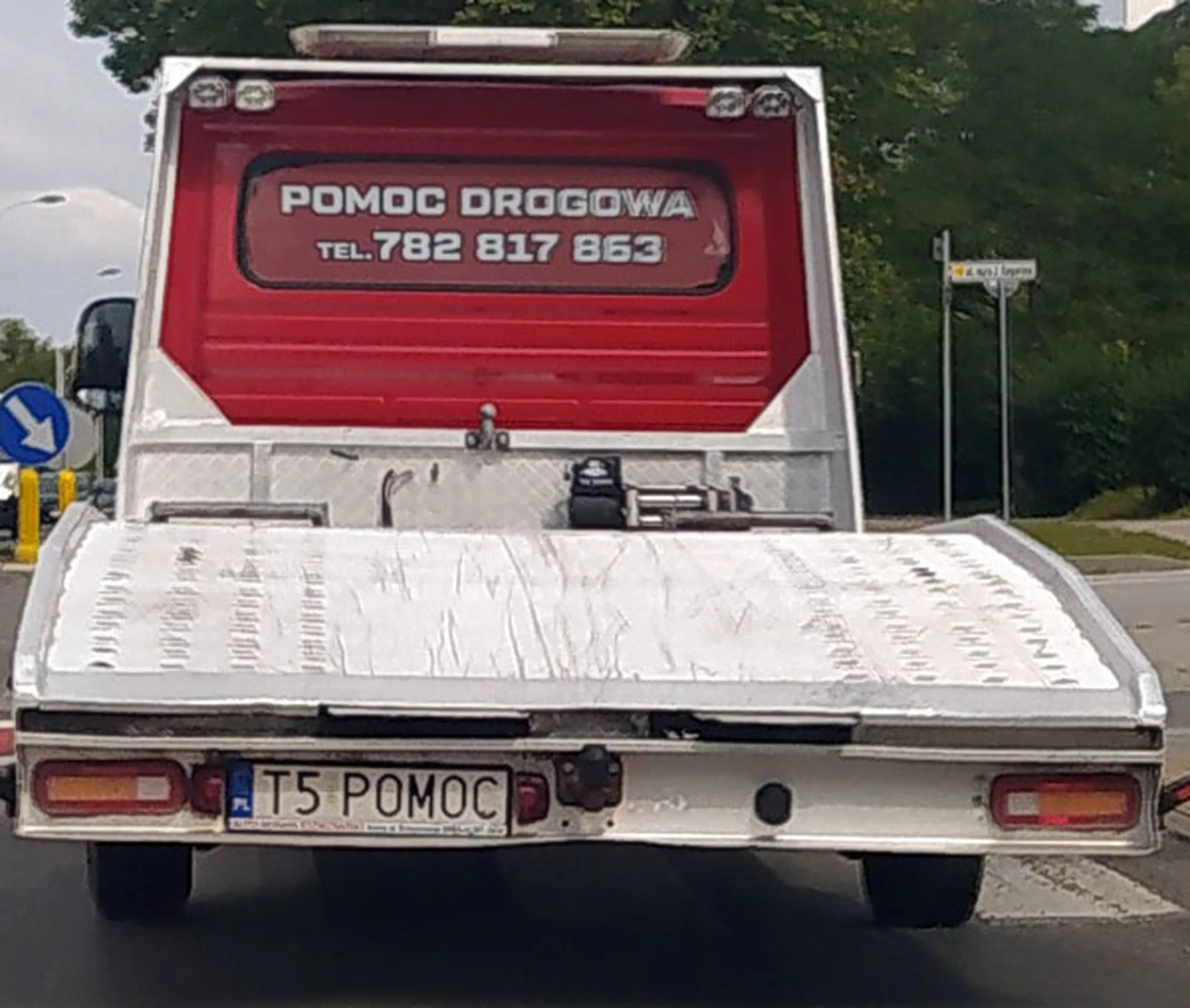 Fajny numer, blacha T5 POMOC