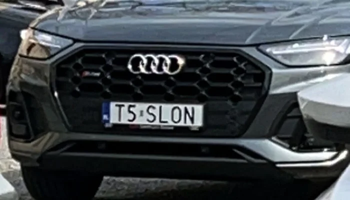 Fajny numer, blacha T5 SLON