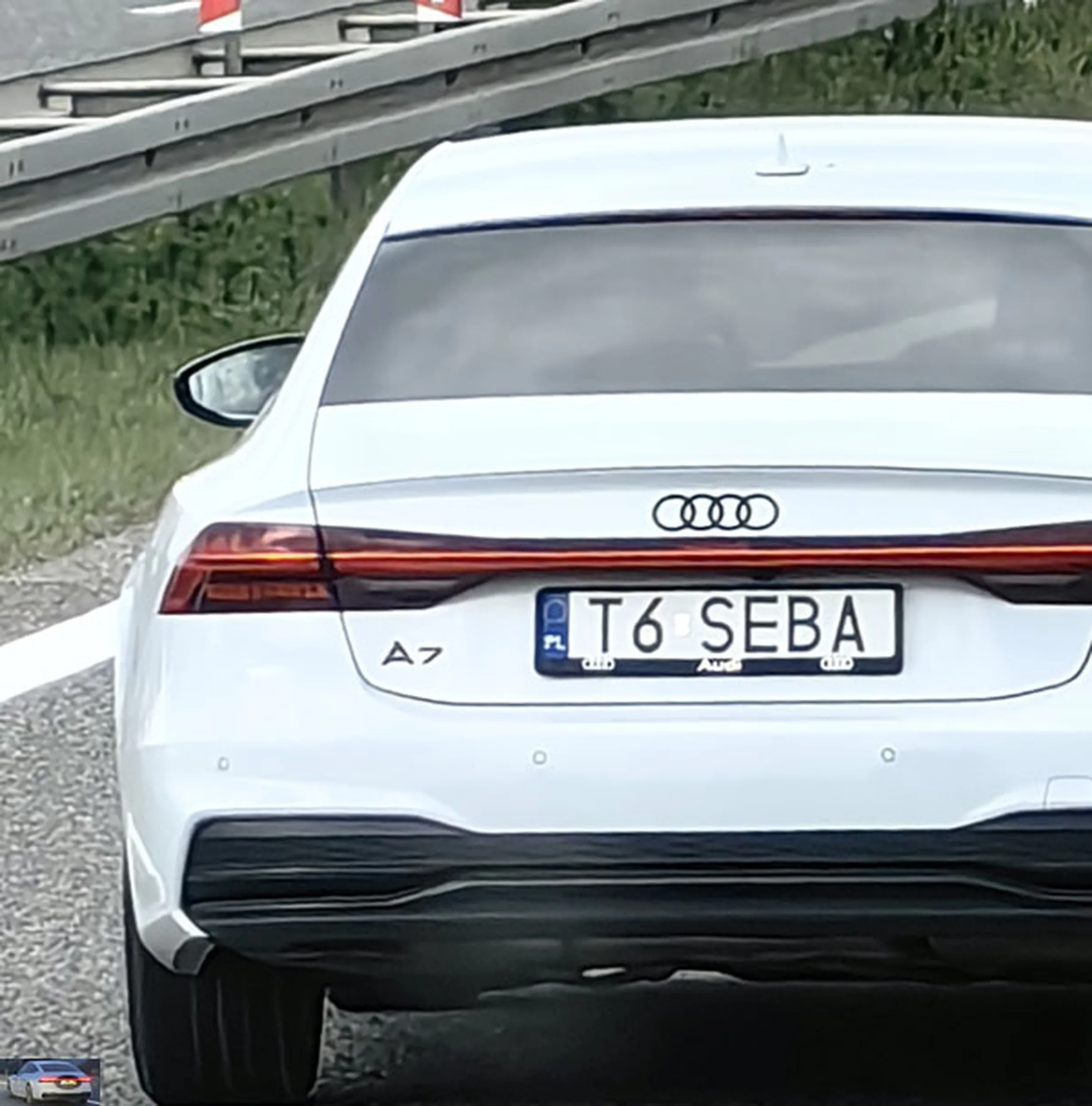 Fajny numer, blacha T6 SEBA