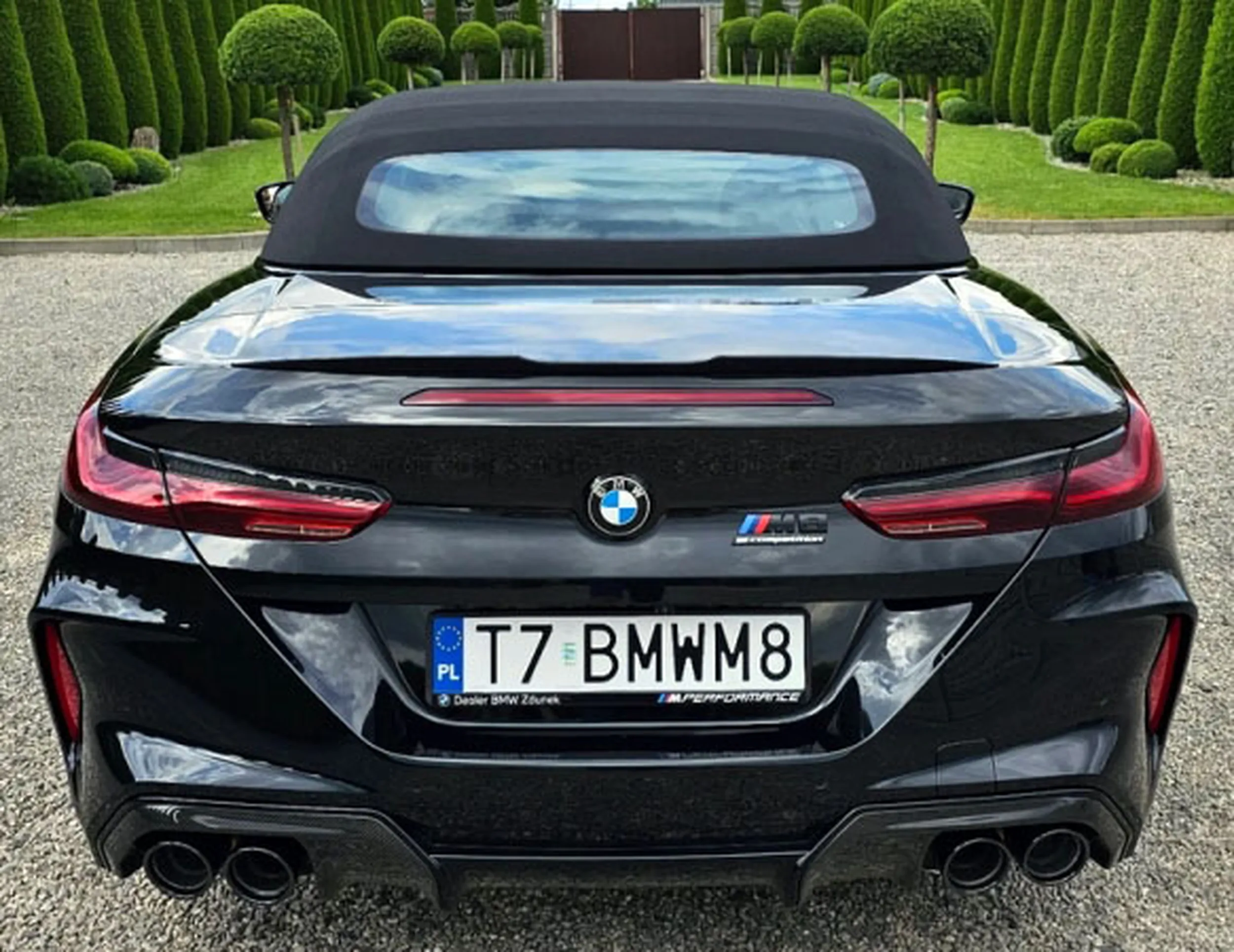 Fajny numer, blacha T7 BMWM8