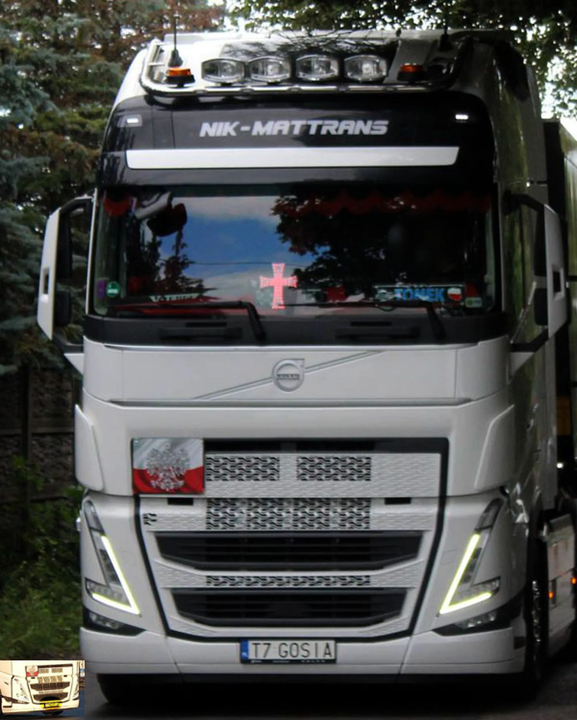 Fajny numer, blacha T7 GOSIA