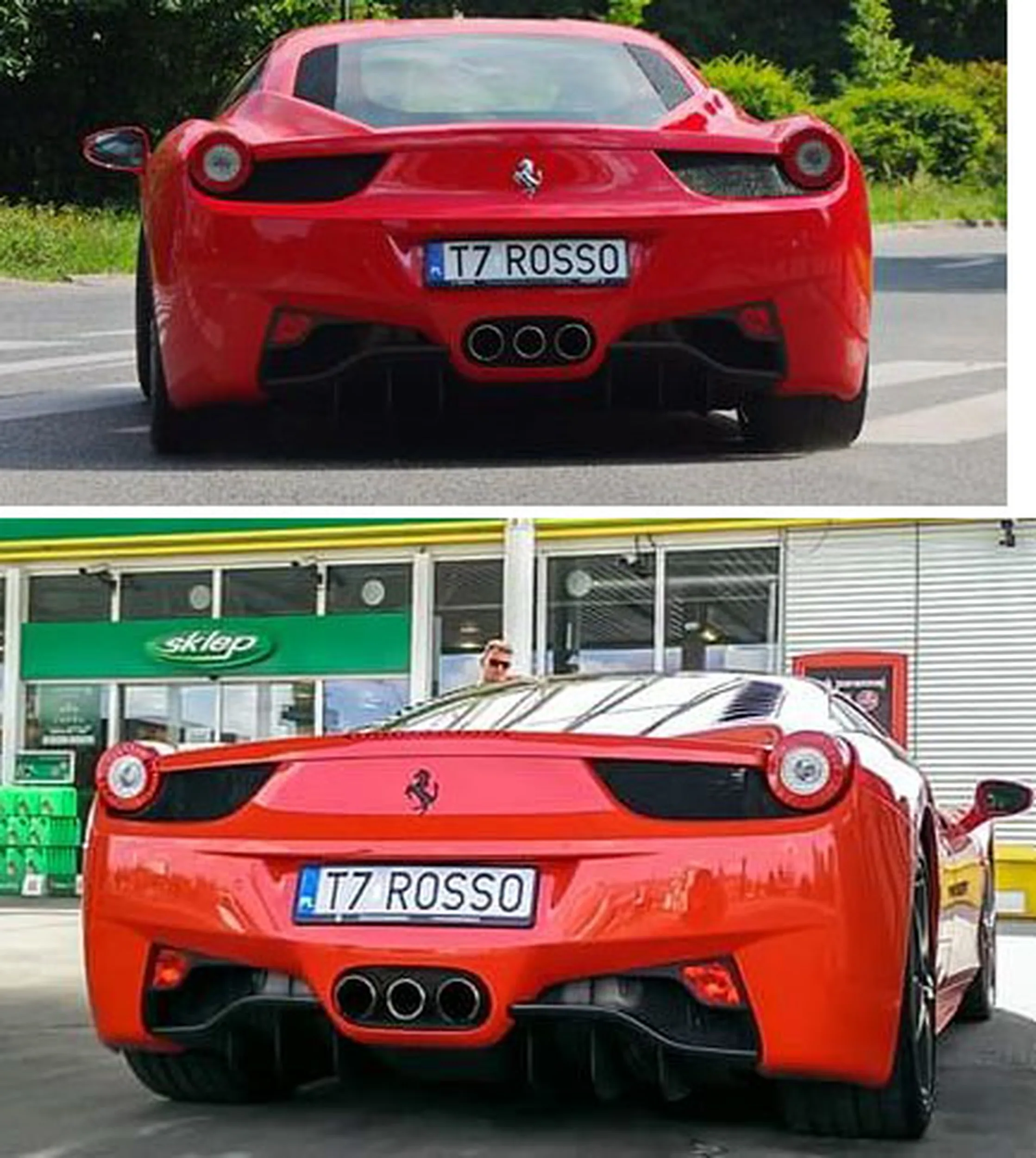 Fajny numer, blacha T7 ROSSO