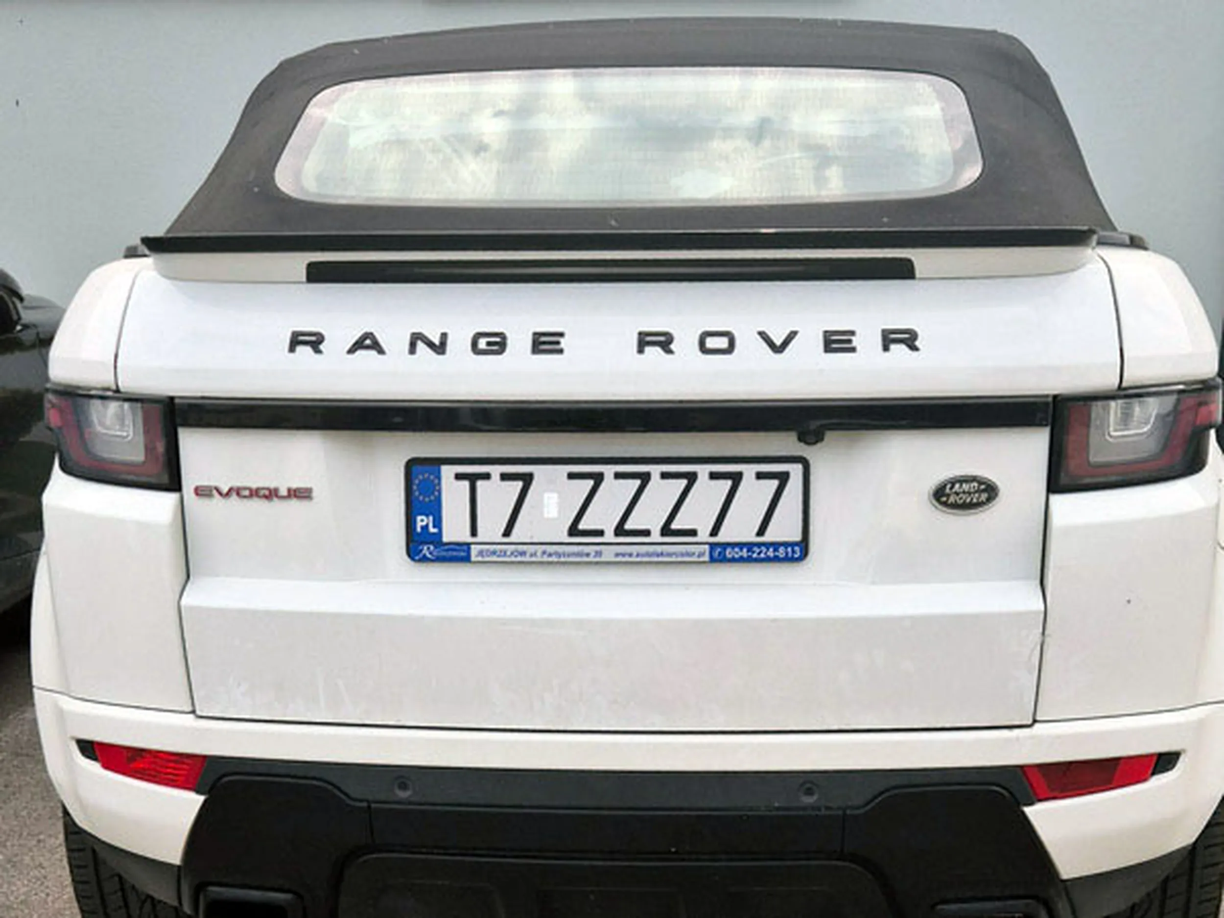 Fajny numer, blacha T7 ZZZ77