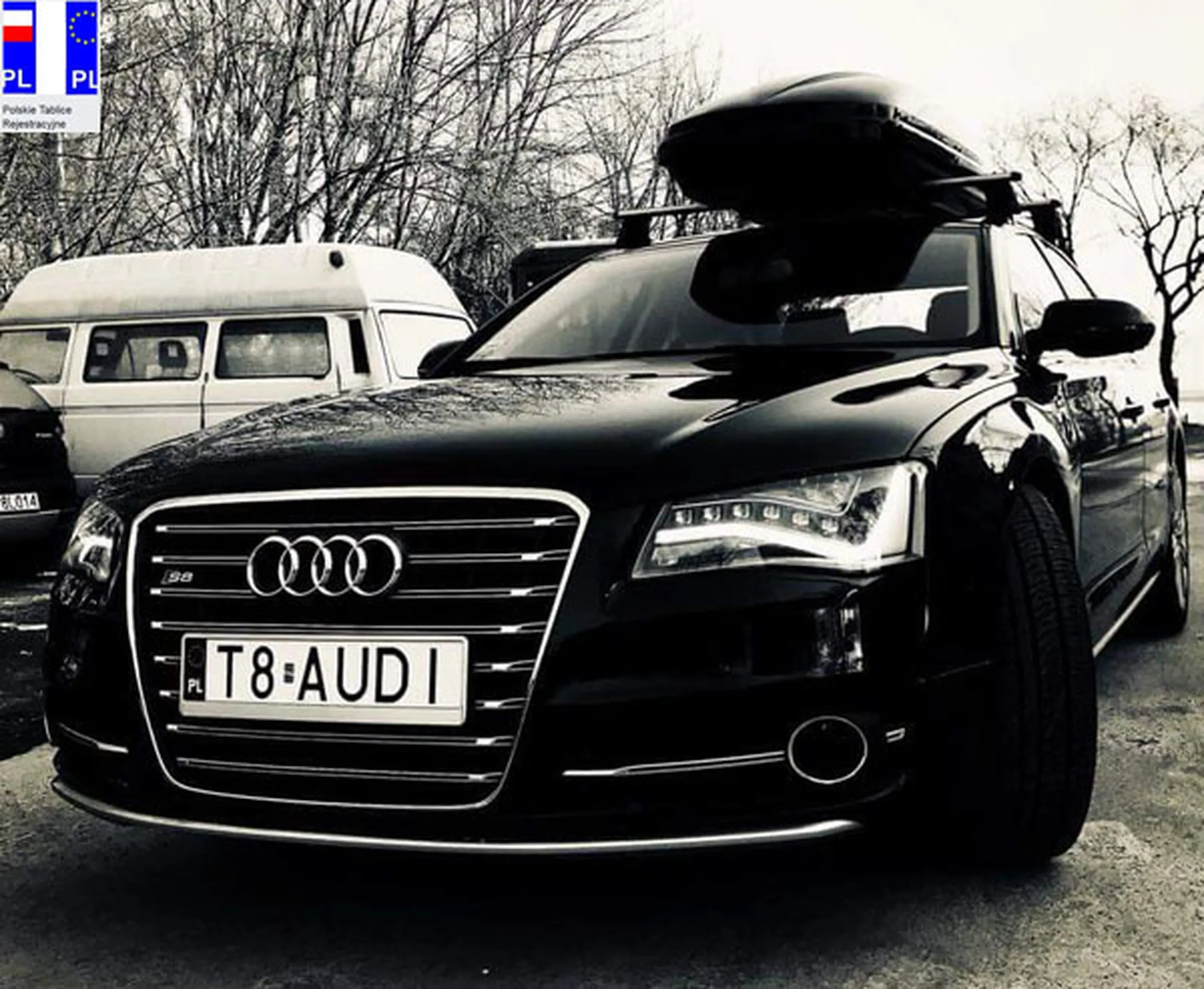 Fajny numer, blacha T8 AUDI