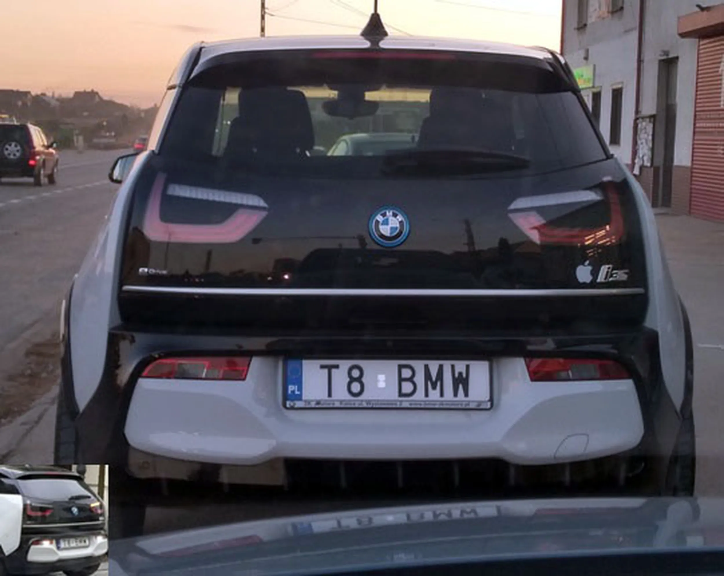 Fajny numer, blacha T8 BMW